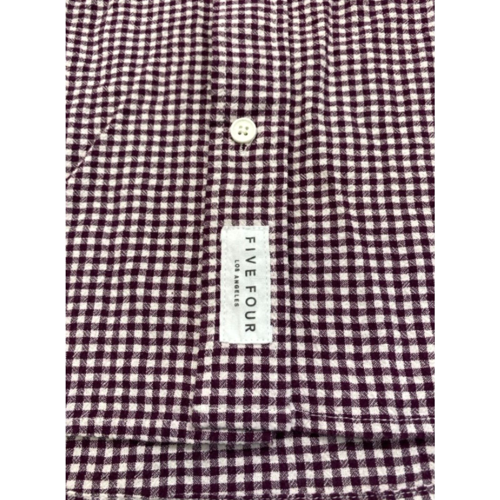 Vintage VINTAGE NWT Five Four Shirt Mens 2XL Long Sleeve Button-Up Purple White Checkered NEW Size US XXL / EU 58 / 5 - 4 Thumbnail