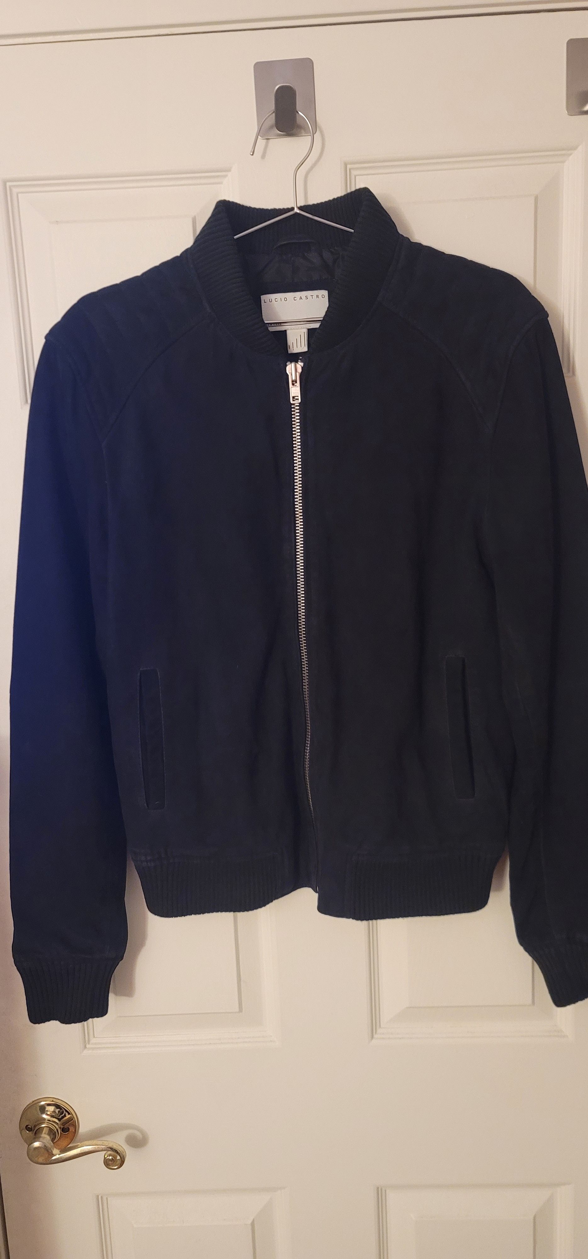 Other LUCIO CASTRO NEW YORK BLACK SUEDE BOMBER Size US M / EU 48-50 / 2 - 1 Thumbnail