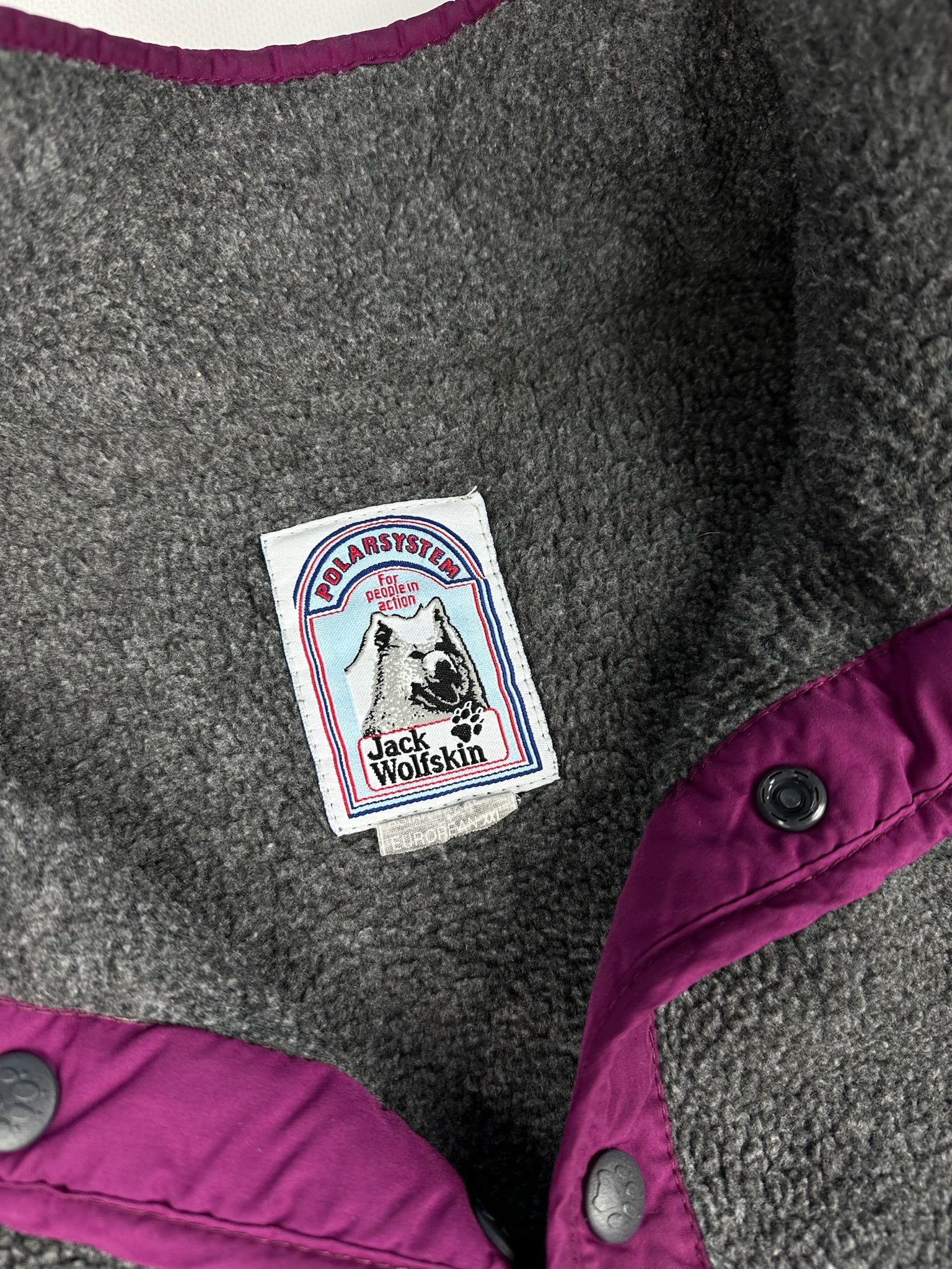 Jack Wolfskin Jack Wolfskin Sherpa Fleece Half Snap Button Patagonia style Size US XL / EU 56 / 4 - 3 Thumbnail
