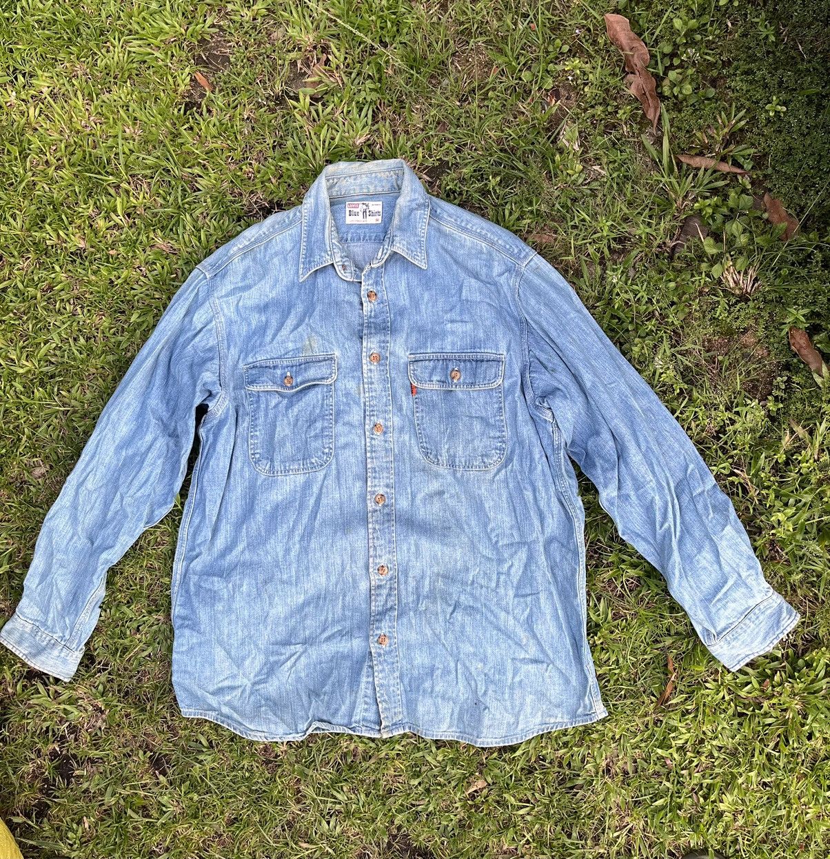 Levi's Vintage Clothing Levis Authentic Blue Shirt Y2K Western Cowboy Style vintage Size US M / EU 48-50 / 2 - 1 Thumbnail