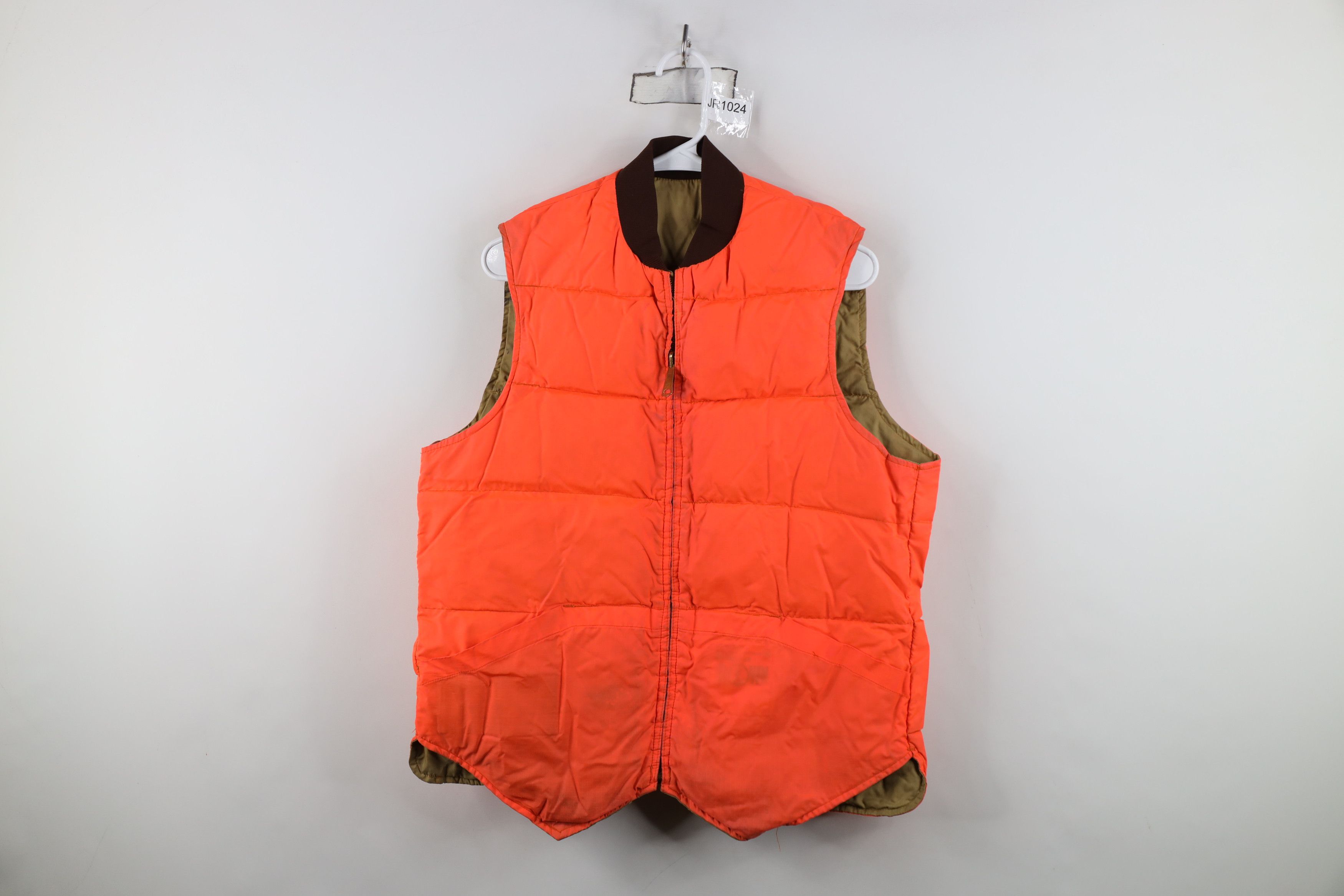 Vintage Vintage 70s Streetwear Reversible Feather Down Puffer Vest Size US M / EU 48-50 / 2 - 1 Thumbnail