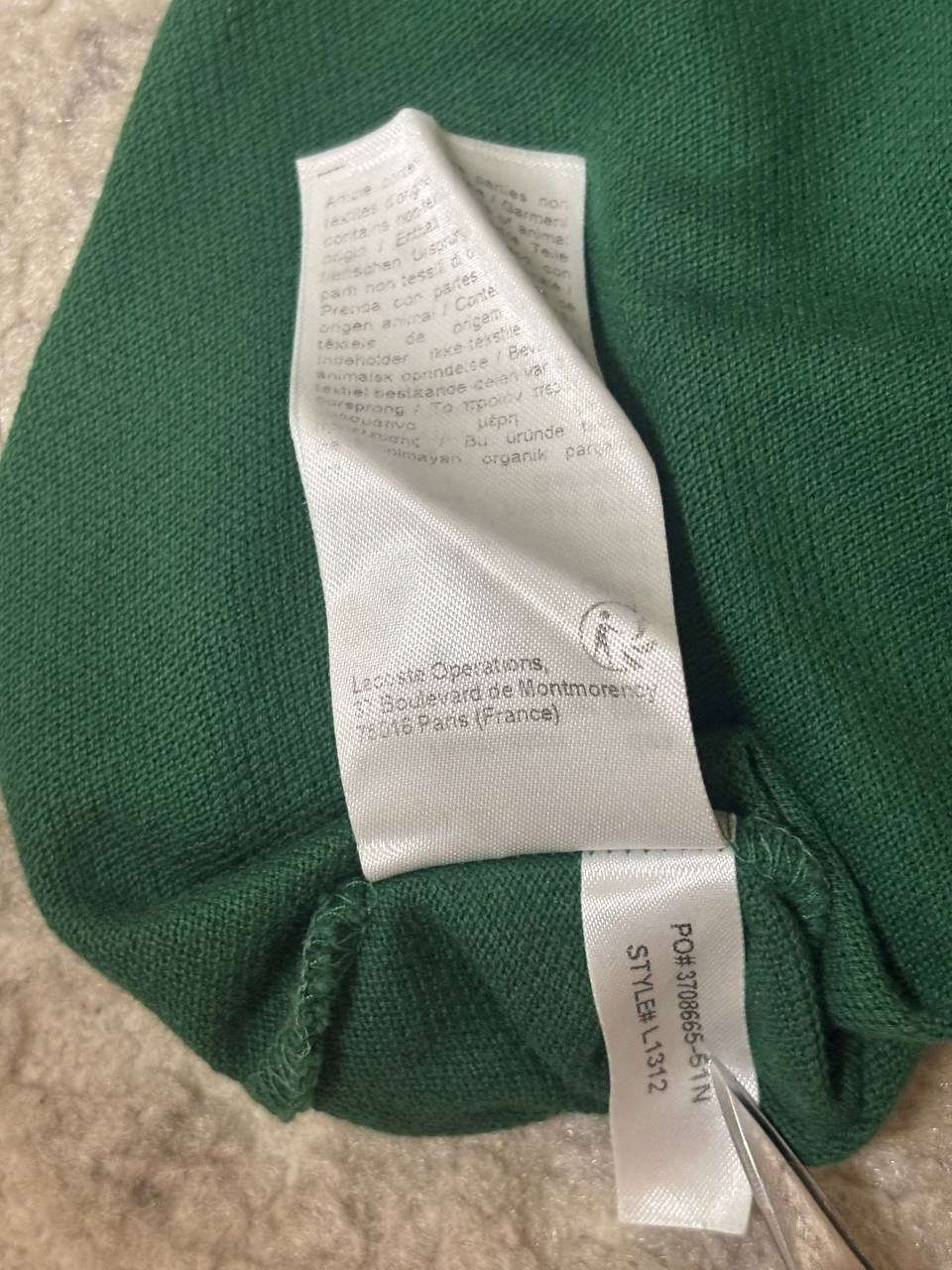 Lacoste Lacoste Classic Fit Long Sleeve Polo – Green – Size M Size US M / EU 48-50 / 2 - 10 Thumbnail