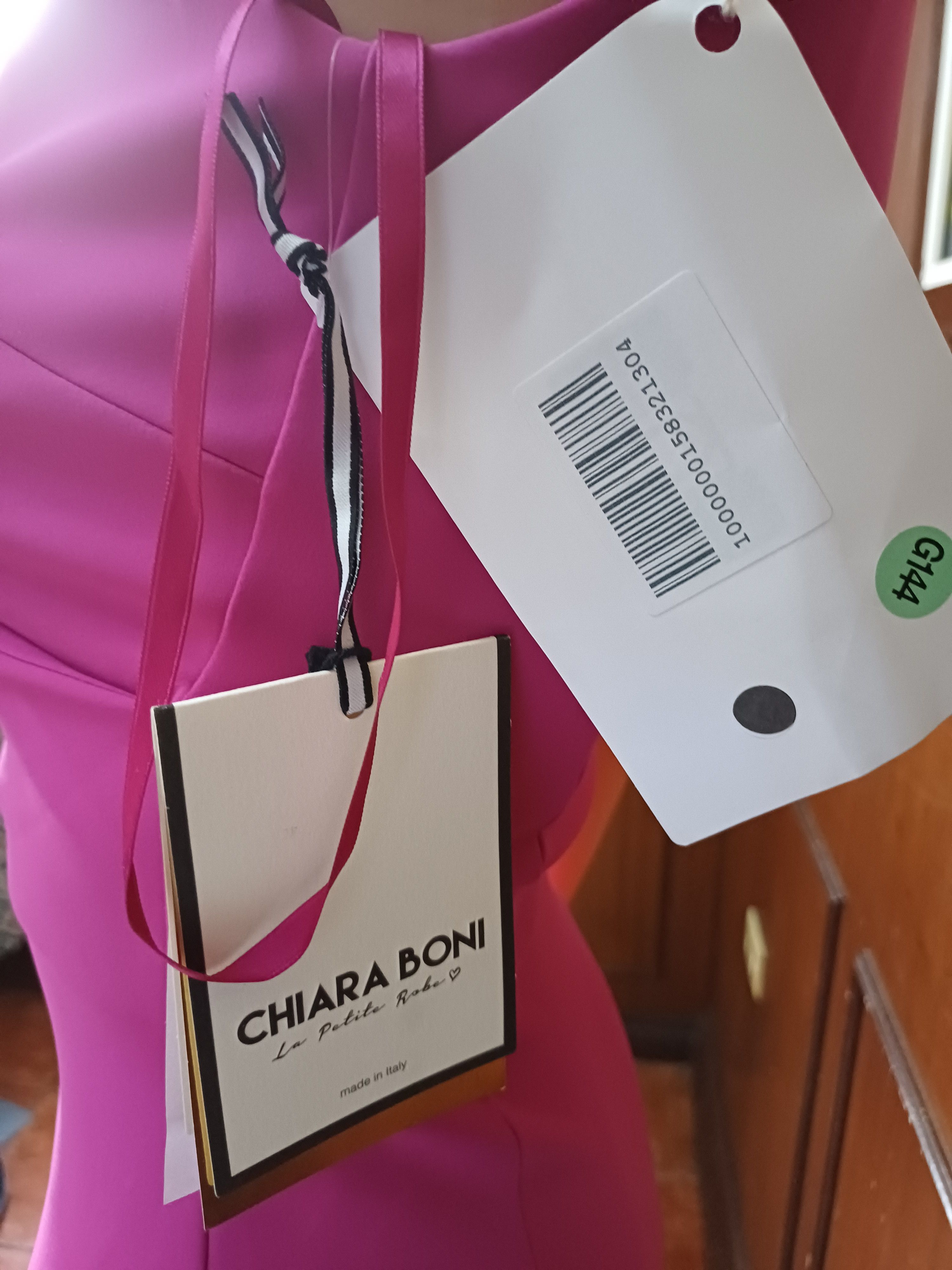Chiara Boni Chiara Boni Robe Ellia Draped V-Neck Cocktail Dress Size S / US 4 / IT 40 - 9 Thumbnail