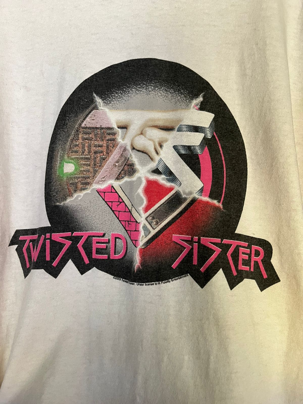 Band Tees Band Tees Twisted Sisters 2008 no backhit raglan tee tshirt Size US L / EU 52-54 / 3 - 3 Thumbnail