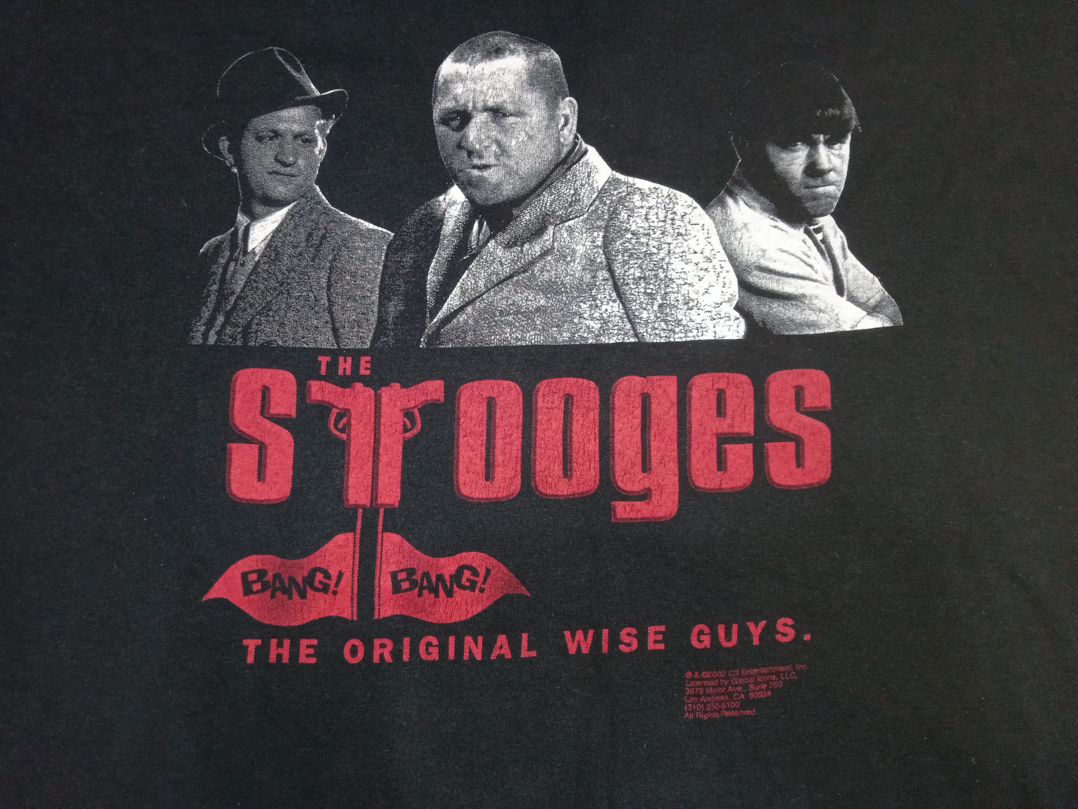 Vintage Vintage 00s The Sopranos The Stooges 2002 T-Shirt Size US XXL / EU 58 / 5 - 3 Thumbnail