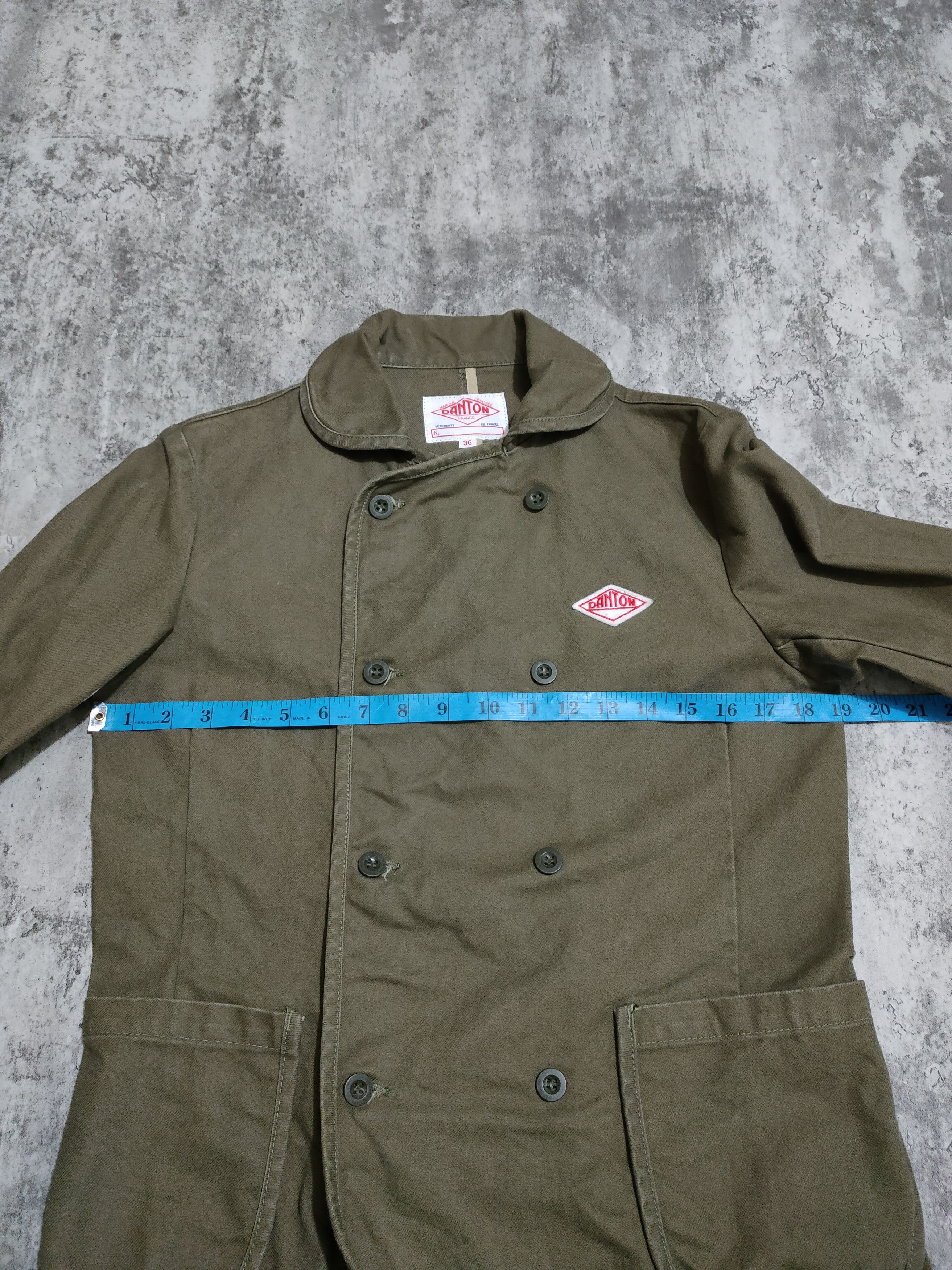 Danton Vintage Danton France Vetements de Travail Pea Coats Jacket Size US S / EU 44-46 / 1 - 13 Thumbnail