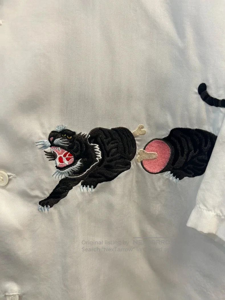 Undercover johnUNDERCOVER Embroidered Short Sleeve Shirt Size US M / EU 48-50 / 2 - 6 Thumbnail