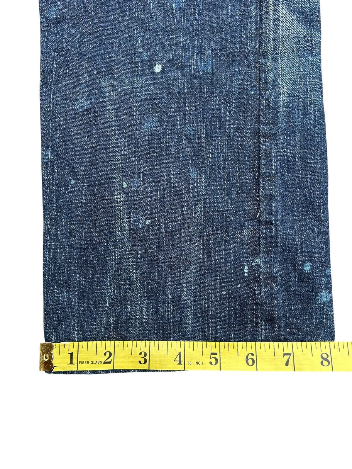 Kapital Vintage Edwin 505ZX Selvedge Buckle Back Repair Denim Jeans Size US 32 / EU 48 - 22 Thumbnail