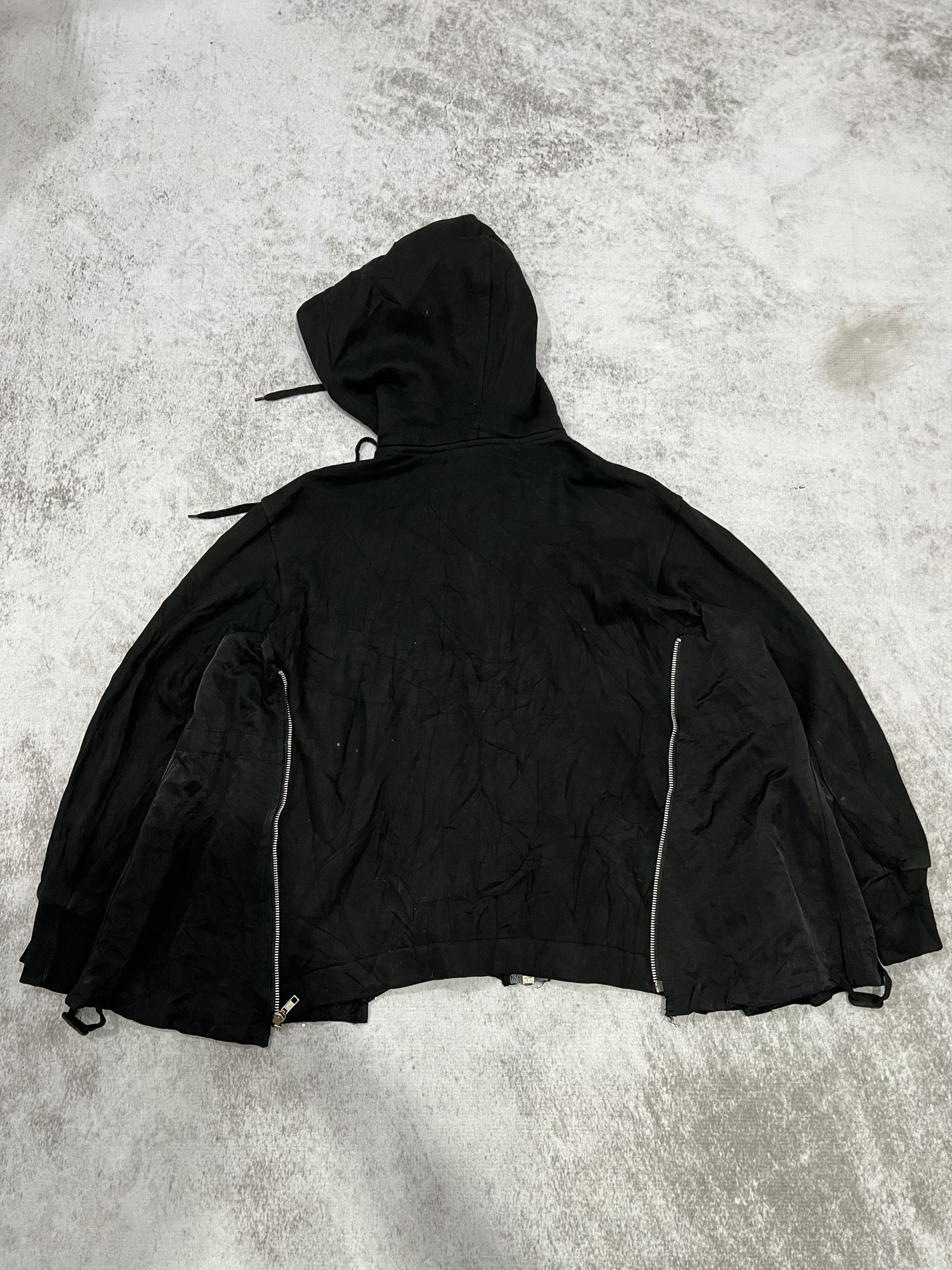 Japanese Brand 2000s Japanese Hysteric Ifsix 14th Hybrid Zip Hoddie y2k Size US L / EU 52-54 / 3 - 3 Thumbnail