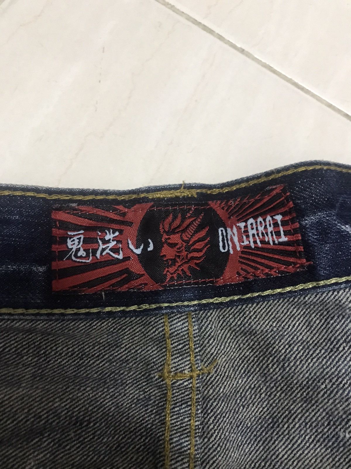 Japanese Brand × Oni × Vintage Oniarai japanese blue jeans denim Size US 32 / EU 48 - 9 Thumbnail