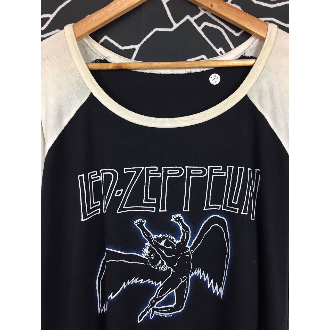 Band Tees × Led Zeppelin Led Zeppelin English Rock Band Raglan Tee Size US XXL / EU 58 / 5 - 3 Thumbnail