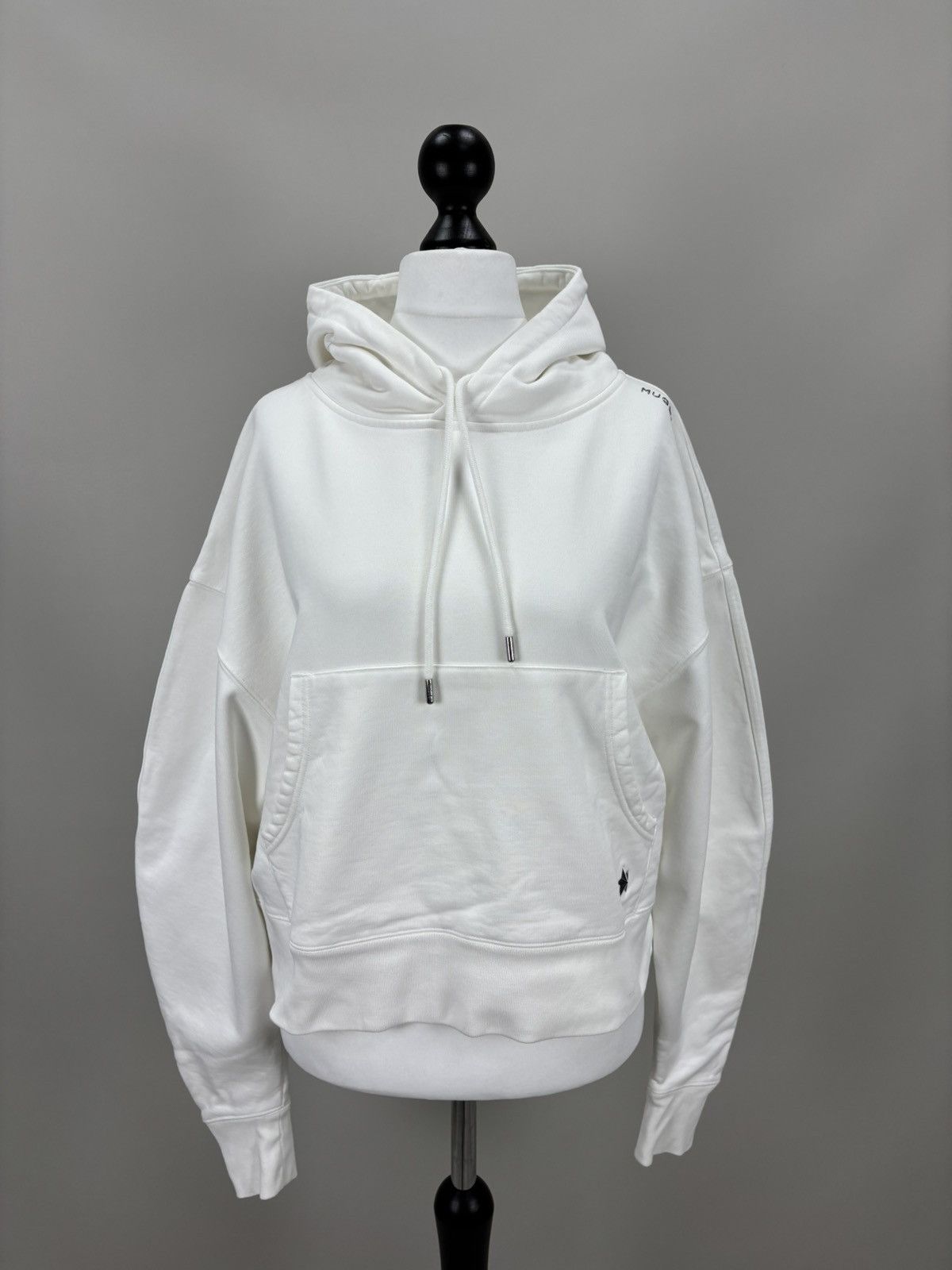 H&M × Mugler Womens hoodie Mugler H&M Size L Color White Size L / US 10 / IT 46 - 2 Thumbnail