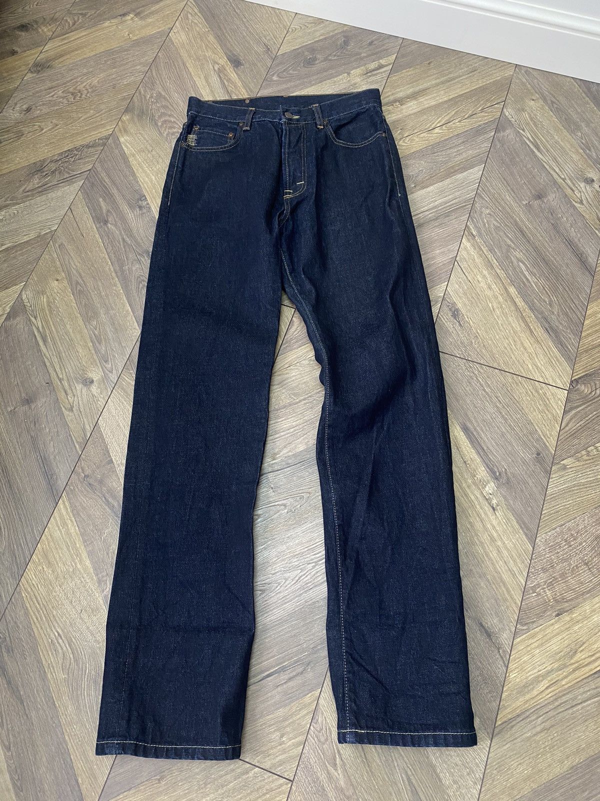 Designer × Vintage Vintage Rumble 59 Denim pants Size US 32 / EU 48 - 1 Thumbnail
