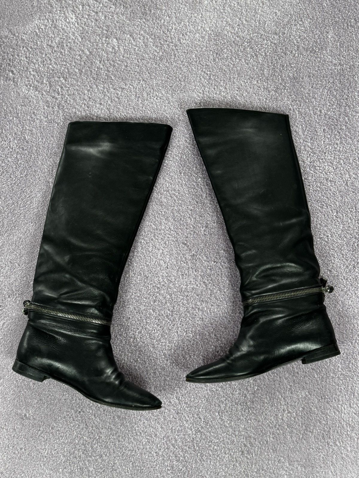 Japanese Brand Vintage 00’s Aesthetic Y2K Zip-Up Boots Size US 9 / IT 39 - 6 Thumbnail