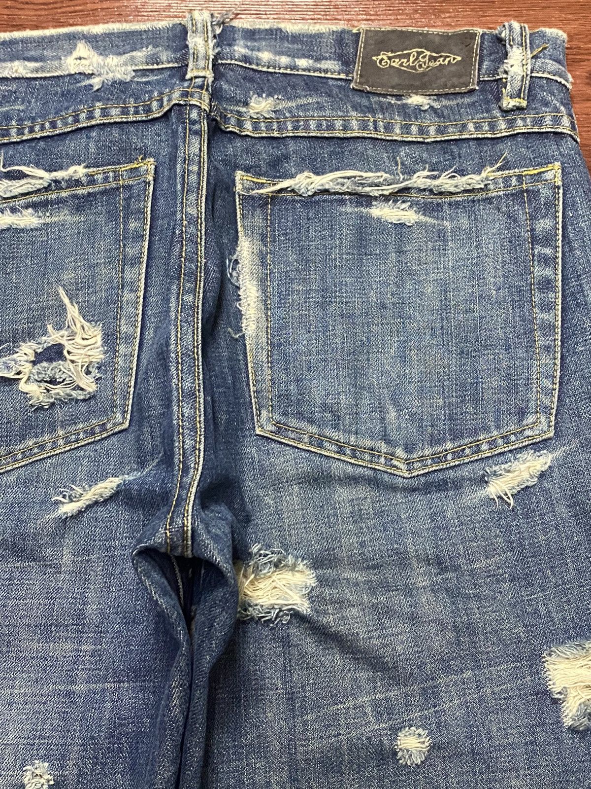 Earl Jeans Earl Jean Western Rare Distressed Seditionary Flare jeans Size US 32 / EU 48 - 10 Thumbnail
