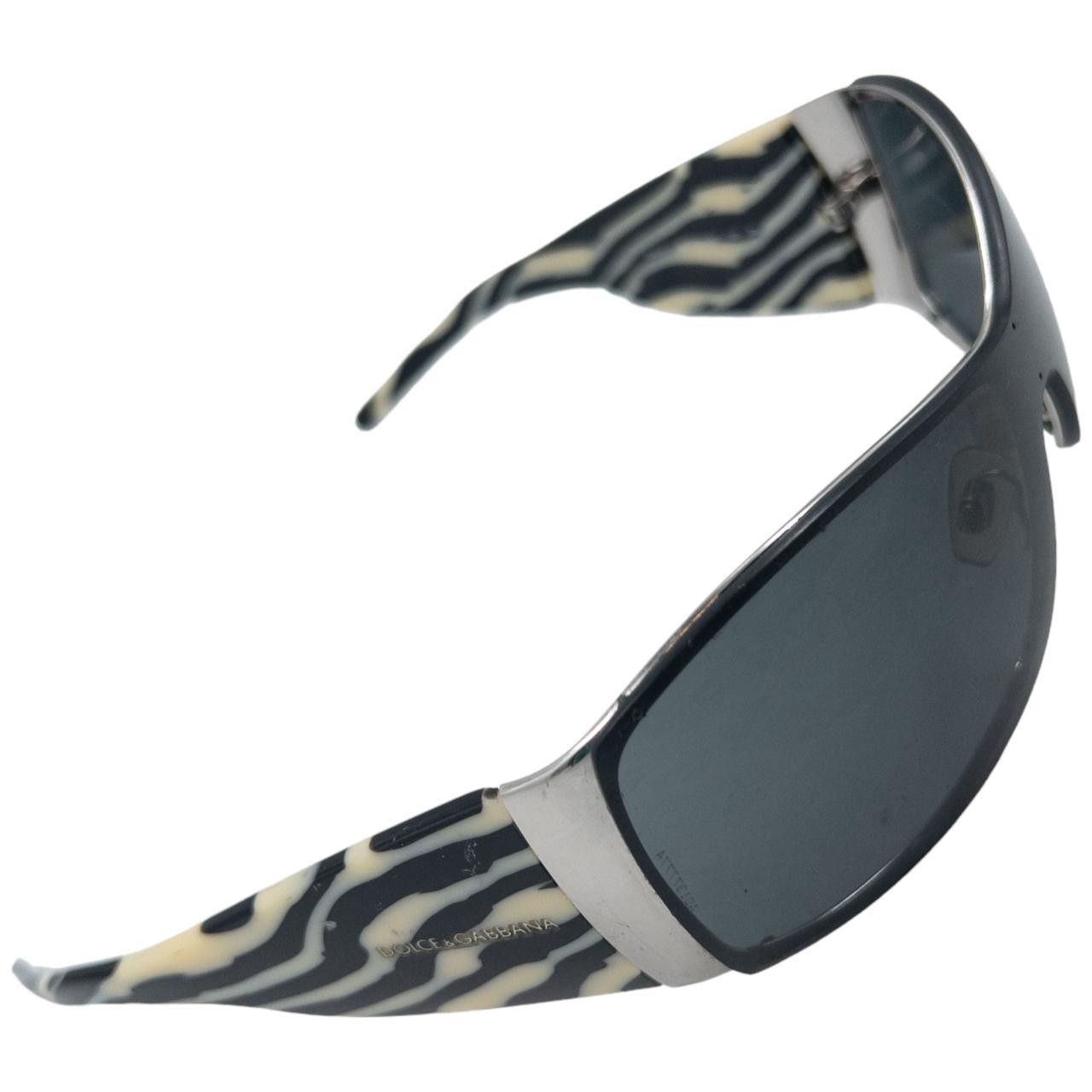 Dolce & Gabbana Vintage Dolce & Gabbana Zebra Stripe Sunglasses Size ONE SIZE - 3 Thumbnail