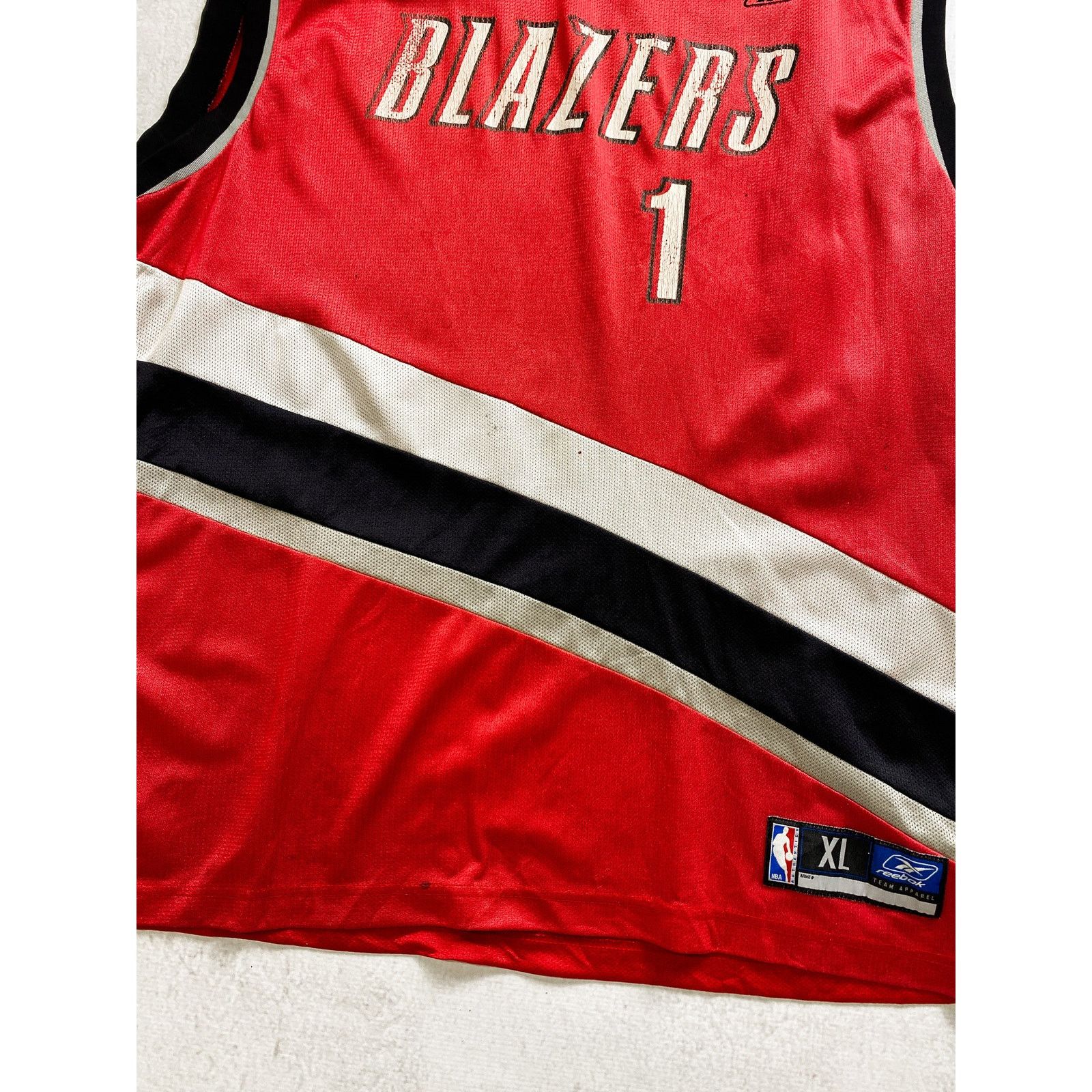 NBA Vintage 90s NBA Portland Trail Blazers Jersey Shirt- Mens XL Size US XL / EU 56 / 4 - 4 Thumbnail