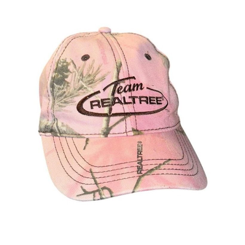 Realtree Realtree Pink Camouflage Camo Trucker Hat Baseball Cap Size ONE SIZE - 1 Thumbnail