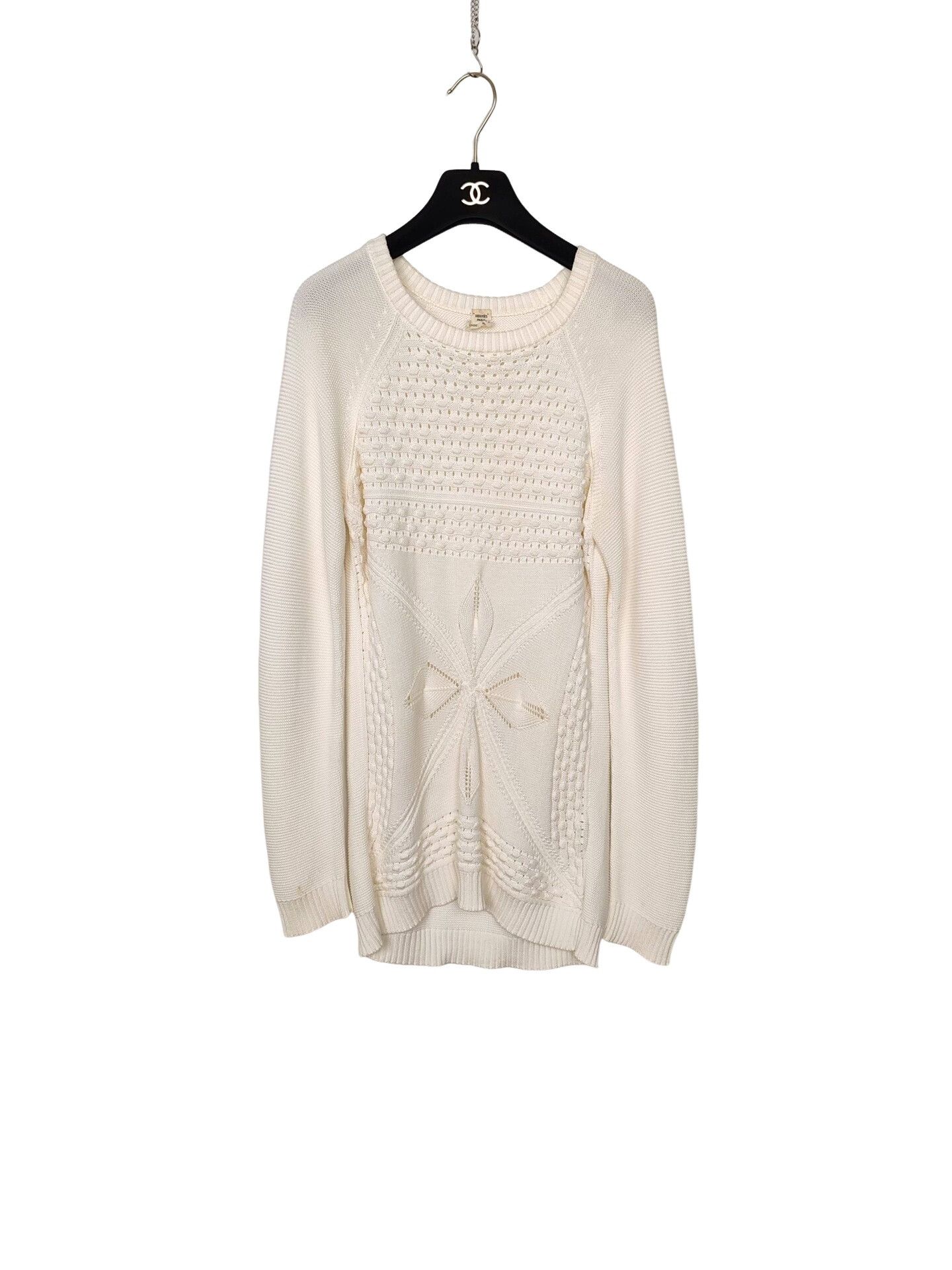 Hermes Hermes Textured Knit Sweater Size 36 Size XS / US 0-2 / IT 36-38 - 1 Thumbnail