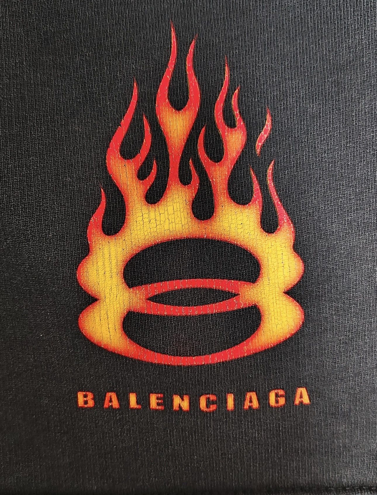 Balenciaga Balenciaga FW24 Flame Oakley Black Logo Jersey Shorts Size US 34 / EU 50 - 5 Thumbnail