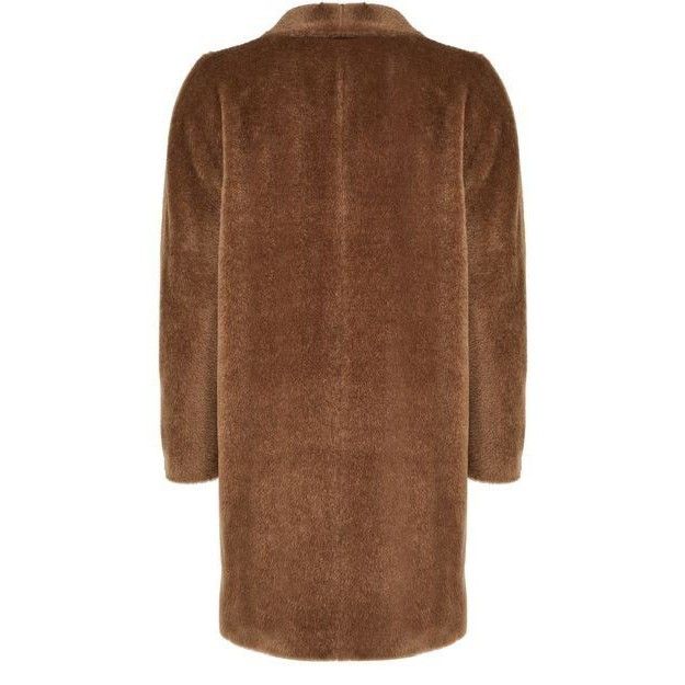 Max Mara MAX MARA Roseto Double Breasted Brown Wool Long Coat New & A Size S / US 4 / IT 40 - 2 Thumbnail
