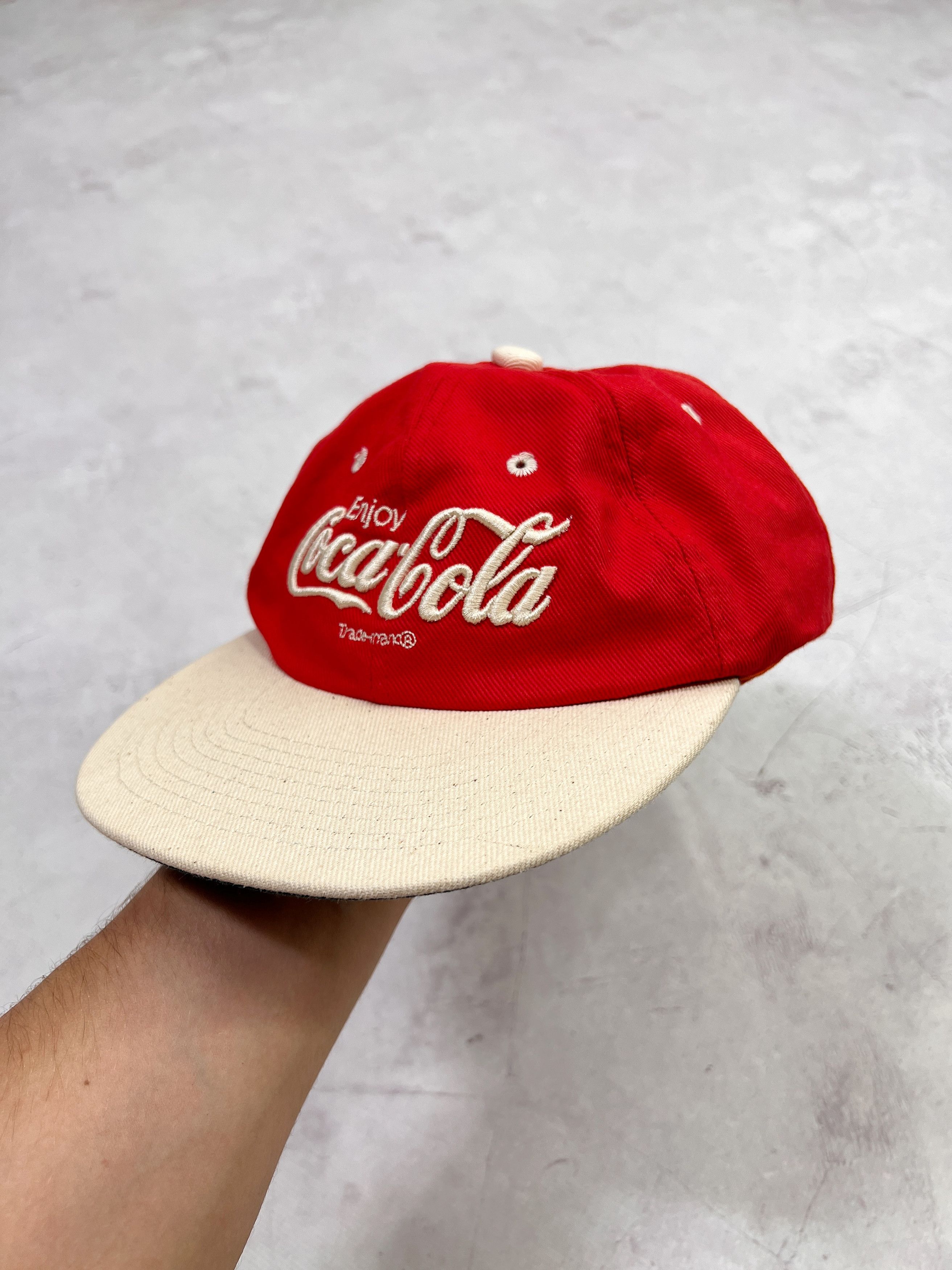 Coca Cola × Vintage Vintage Coca Cola Cap Hat Embroidered Logo Size ONE SIZE - 2 Thumbnail