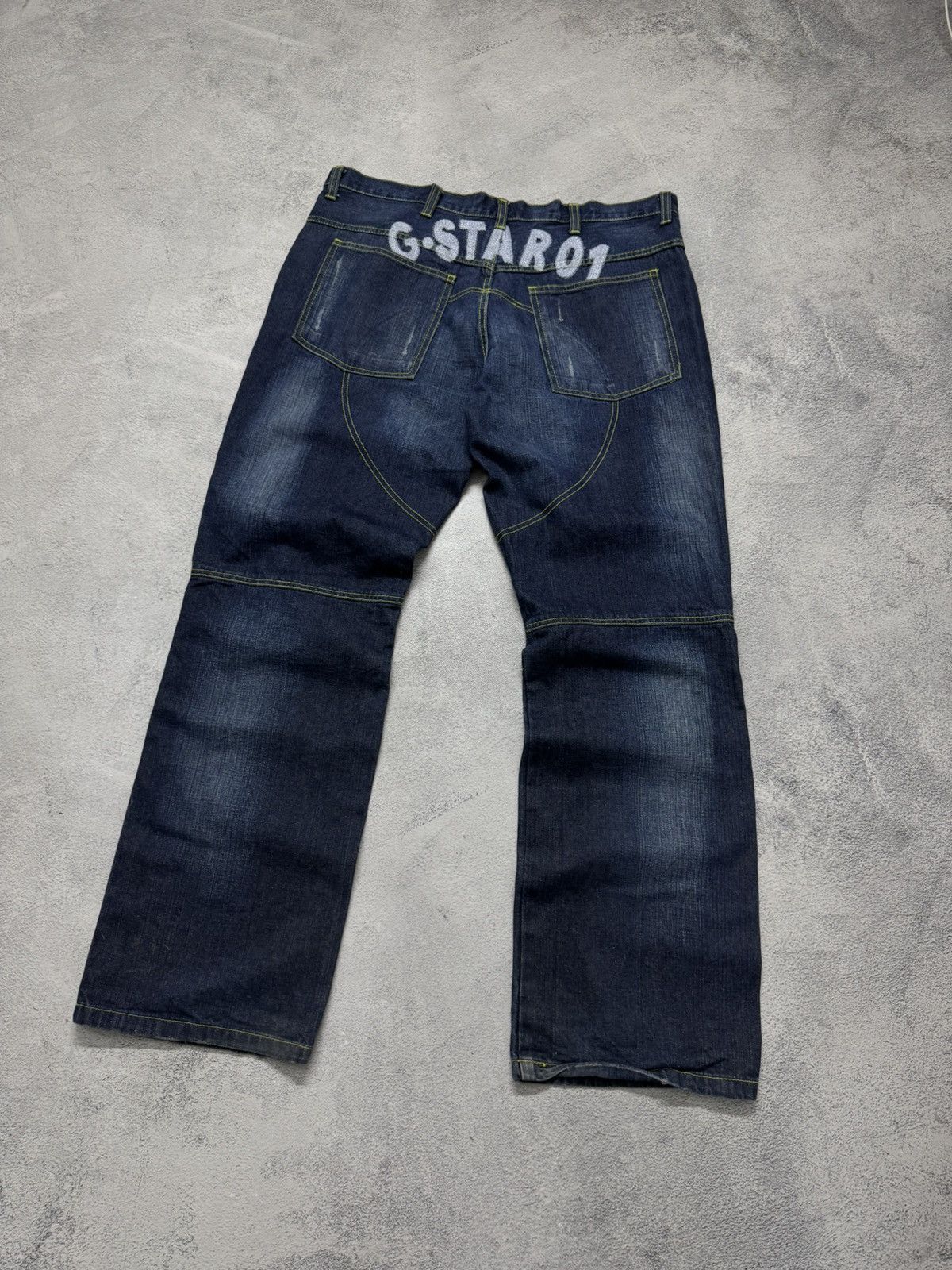 G-Star Vintage Y2k G Star Denim Jeans Big Logo 01 Size US 38 / EU 54 - 5 Thumbnail