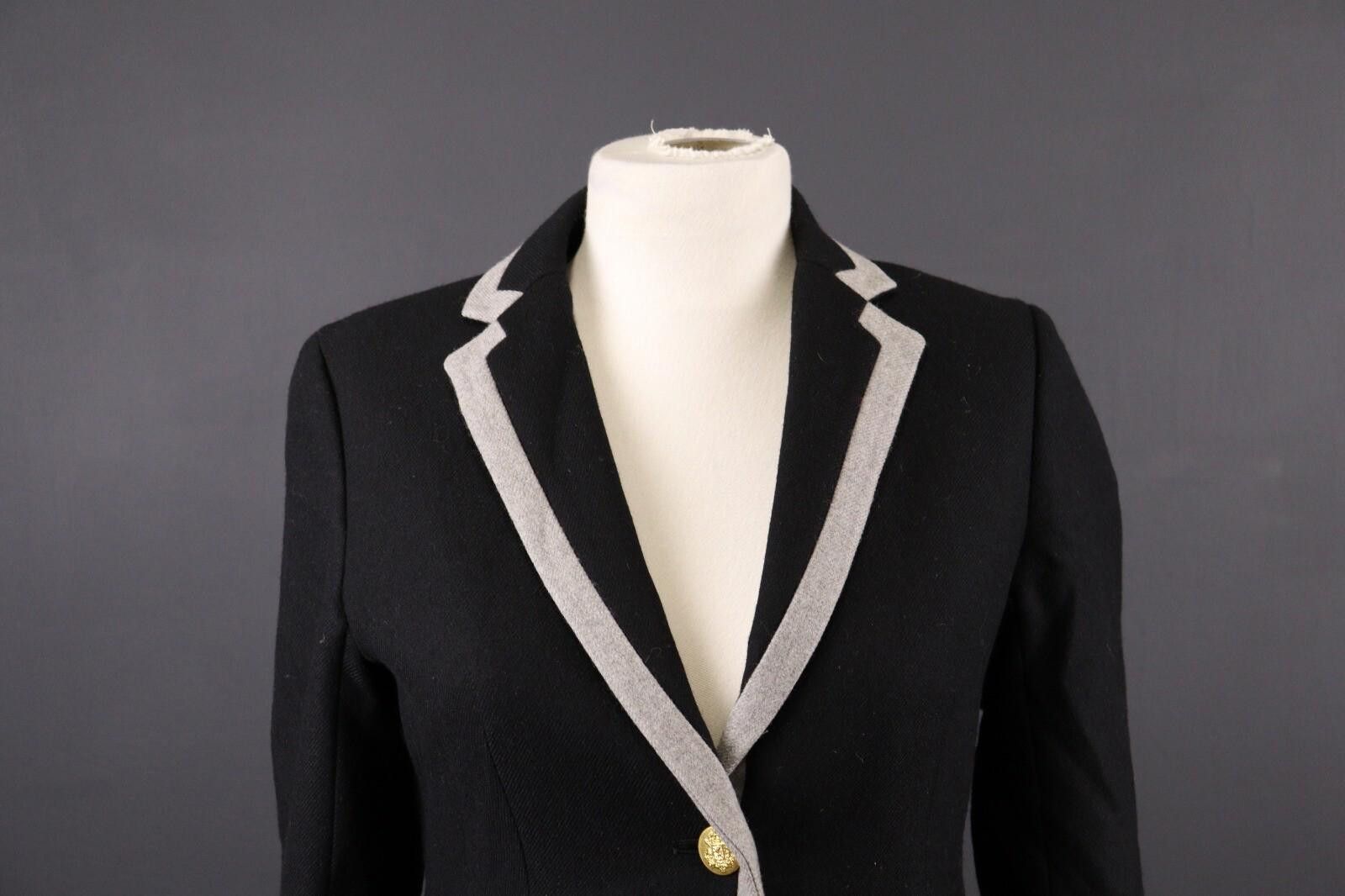 J.Crew J. Crew Hacking Wool Two Button Blazer Jacket Size 2 Size XS / US 0-2 / IT 36-38 - 2 Thumbnail