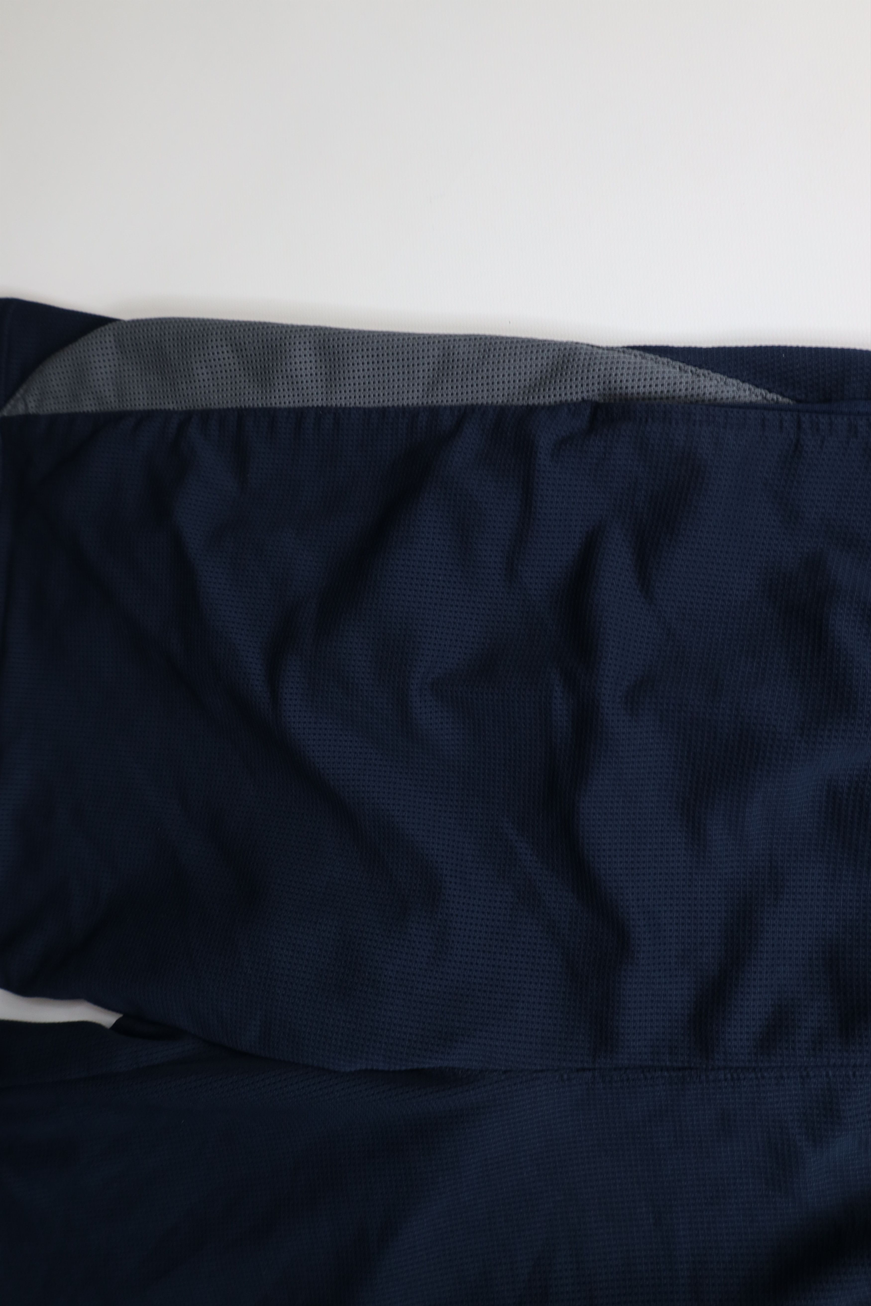 Nike × Vintage Vintage Nike Scott Mini Swoosh Thermal Knit Shorts Blue Size US 34 / EU 50 - 8 Thumbnail