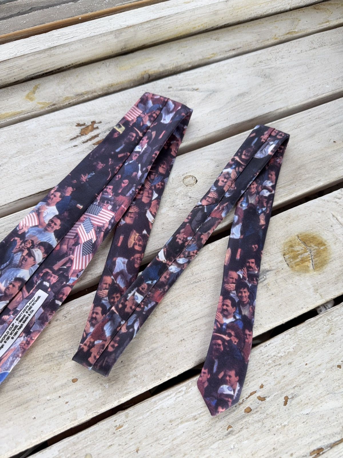 UEFA × Vintage Vintage Soccer Tie 1994 World Cup USA – Patriotic Fan Print Size ONE SIZE - 8 Thumbnail