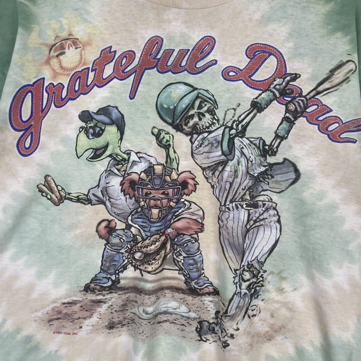 Designer × Vintage vintage 1997 grateful dead steal your base liquid blue Size US M / EU 48-50 / 2 - 8 Thumbnail