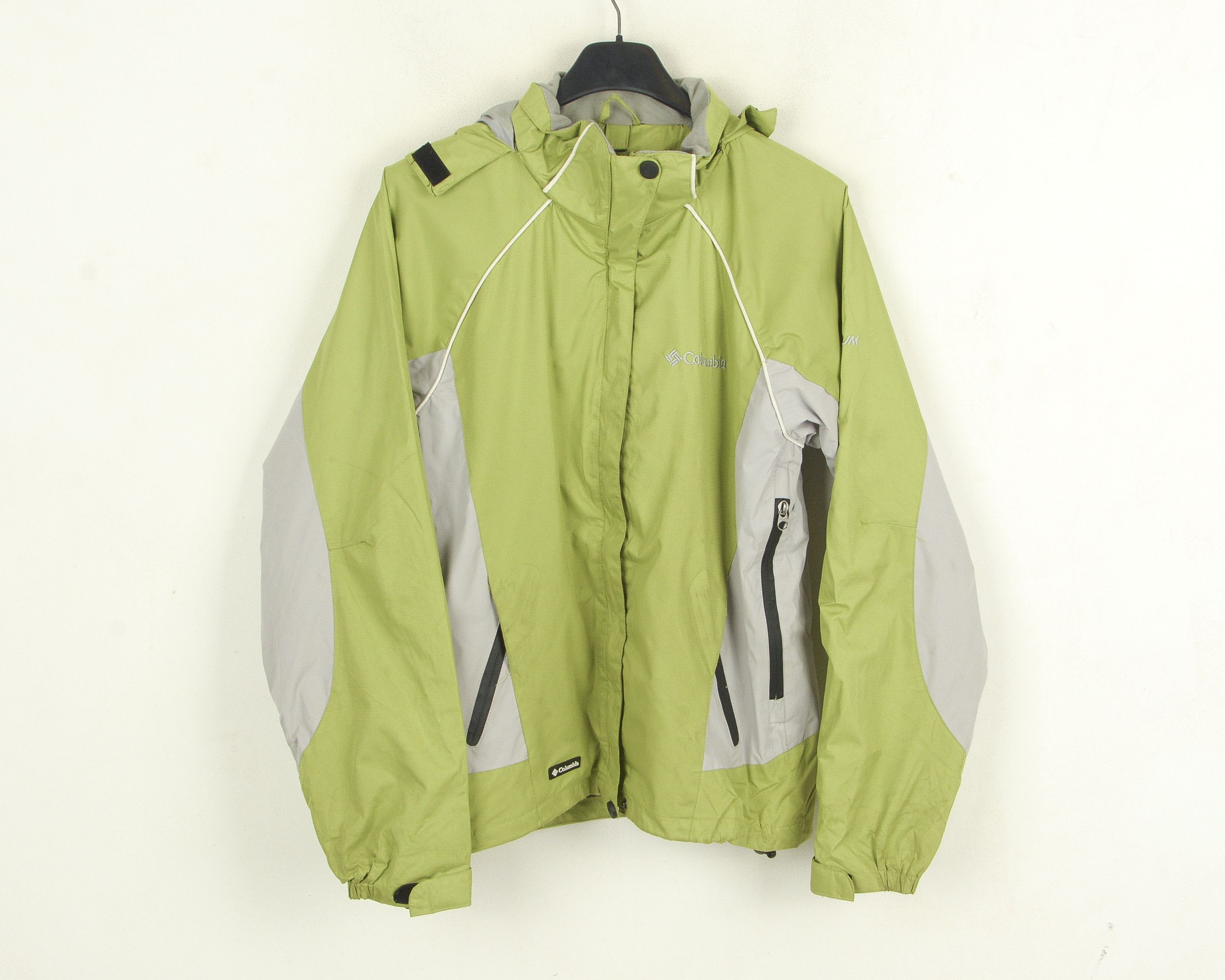 Columbia Omni-Tech deals Waterproof Interchange Men’s Green Rain Parka Jacket Size Med