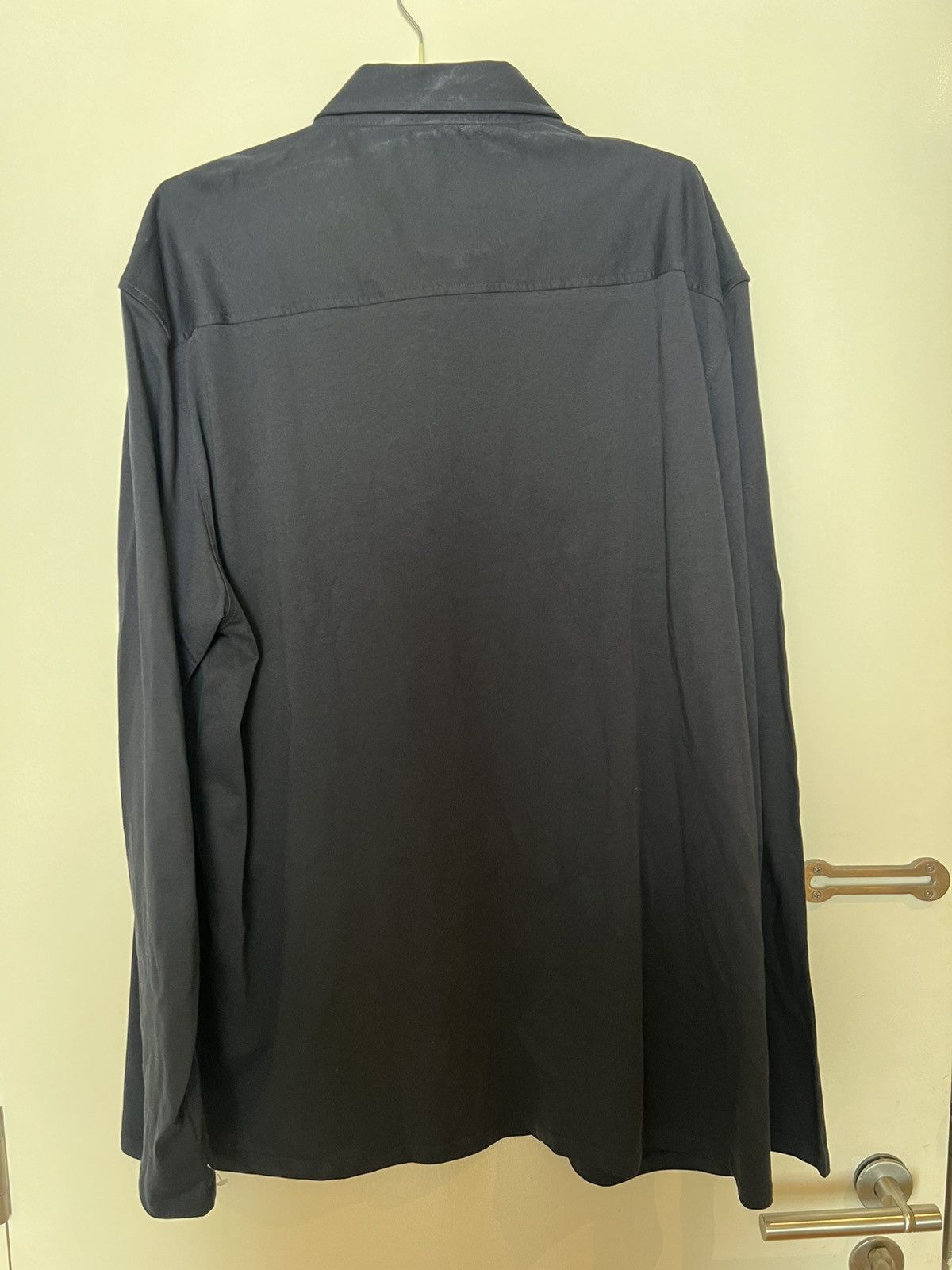 Raf Simons FRED PERRY Raf Simons Printed Jersey Navy XL long sleeve Size US XL / EU 56 / 4 - 7 Thumbnail