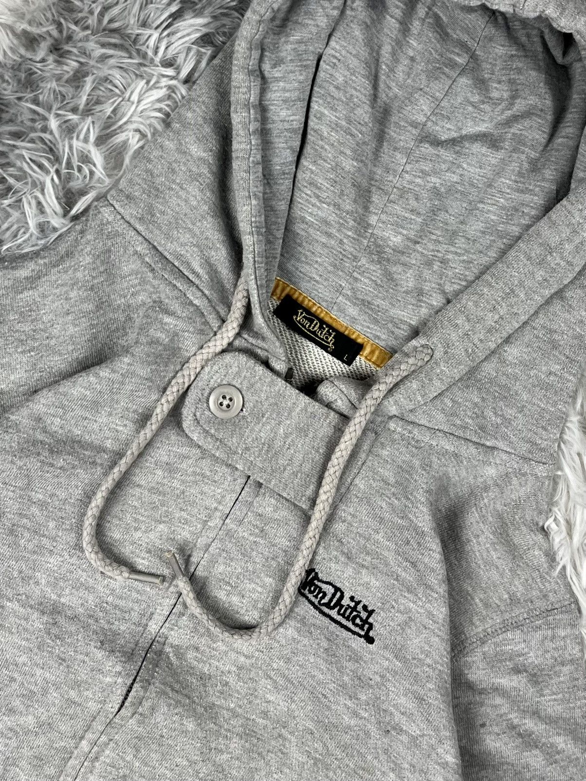Vintage Vintage von dutch hoodie zip Size L / US 10 / IT 46 - 3 Thumbnail