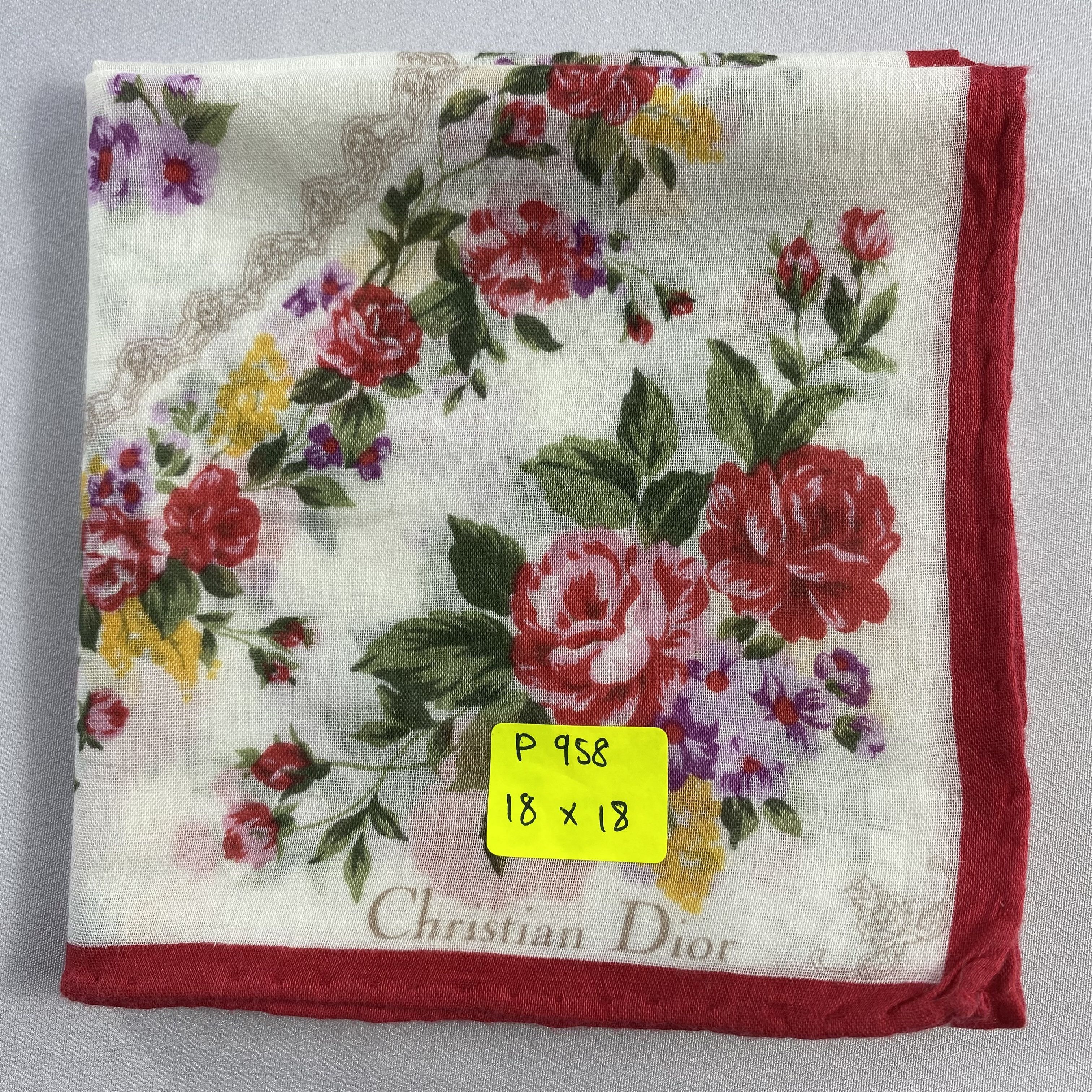 Vintage Christian Dior Monsieur Handkerchief / Neckerchief-P958 Size ONE SIZE - 7 Thumbnail