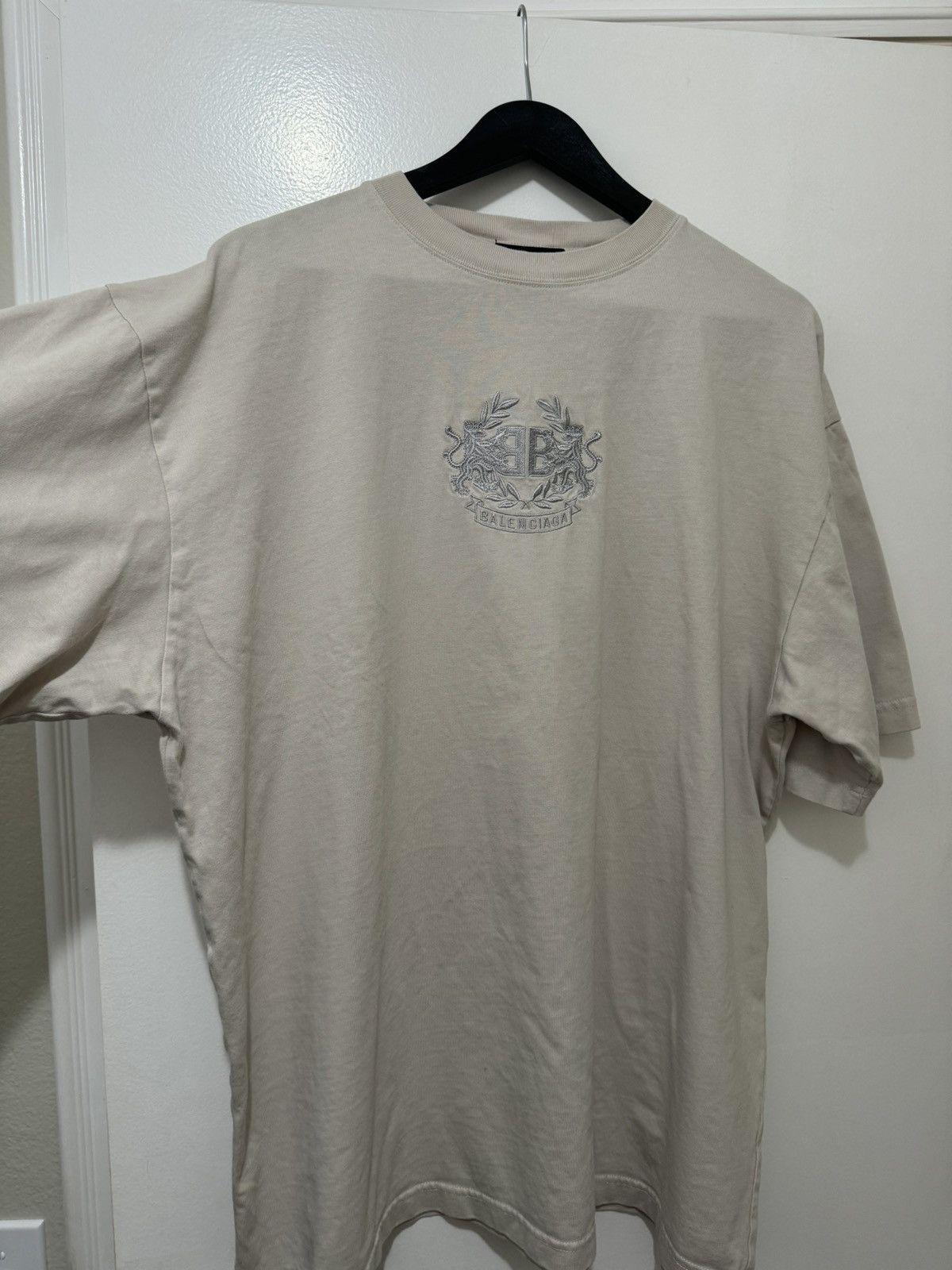 Balenciaga Balenciaga Logo Tshirt Size US L / EU 52-54 / 3 - 2 Thumbnail