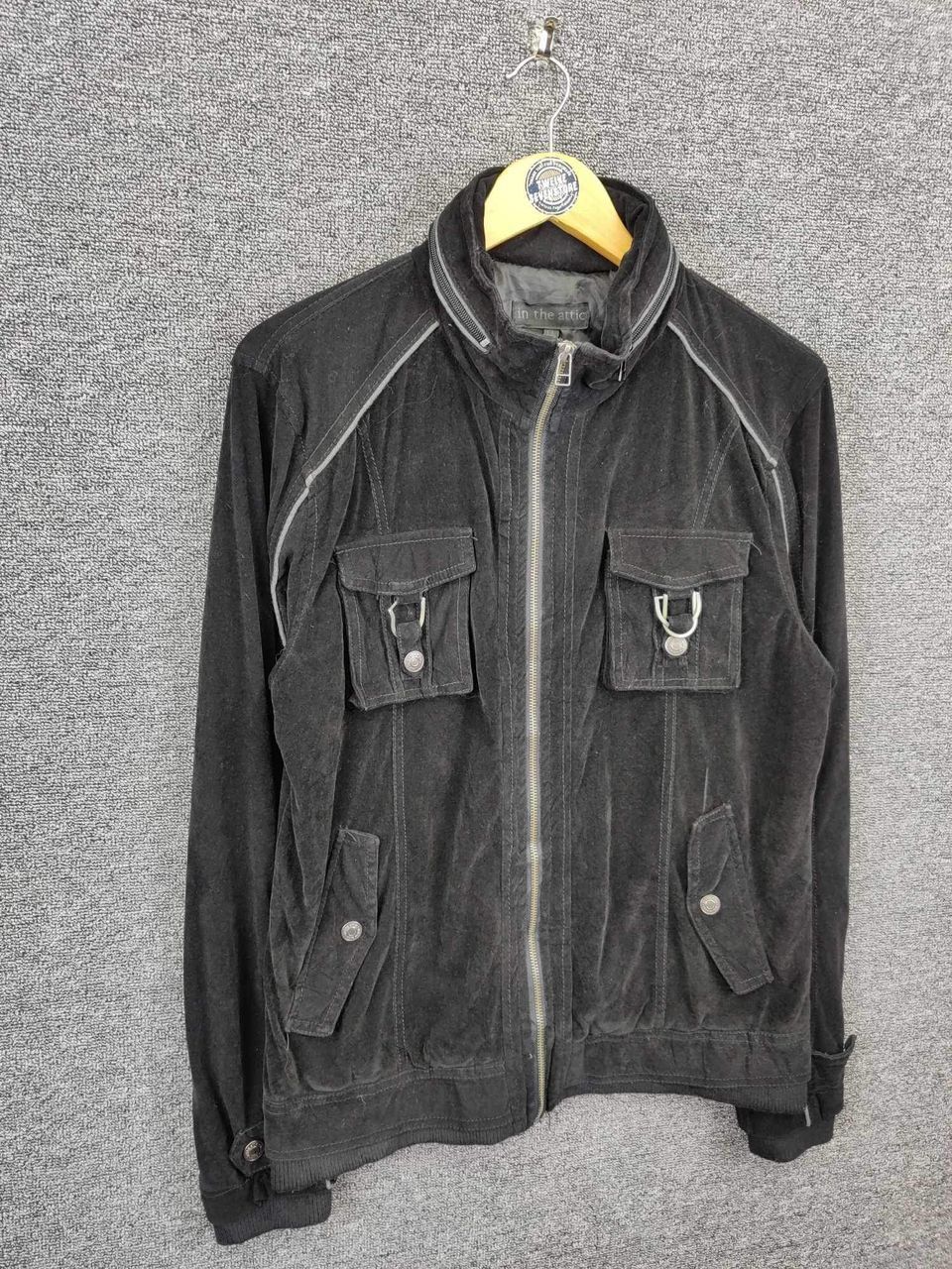 In The Attic Vintage In The Attic Gothic Velvet Jacket Size US M / EU 48-50 / 2 - 7 Thumbnail