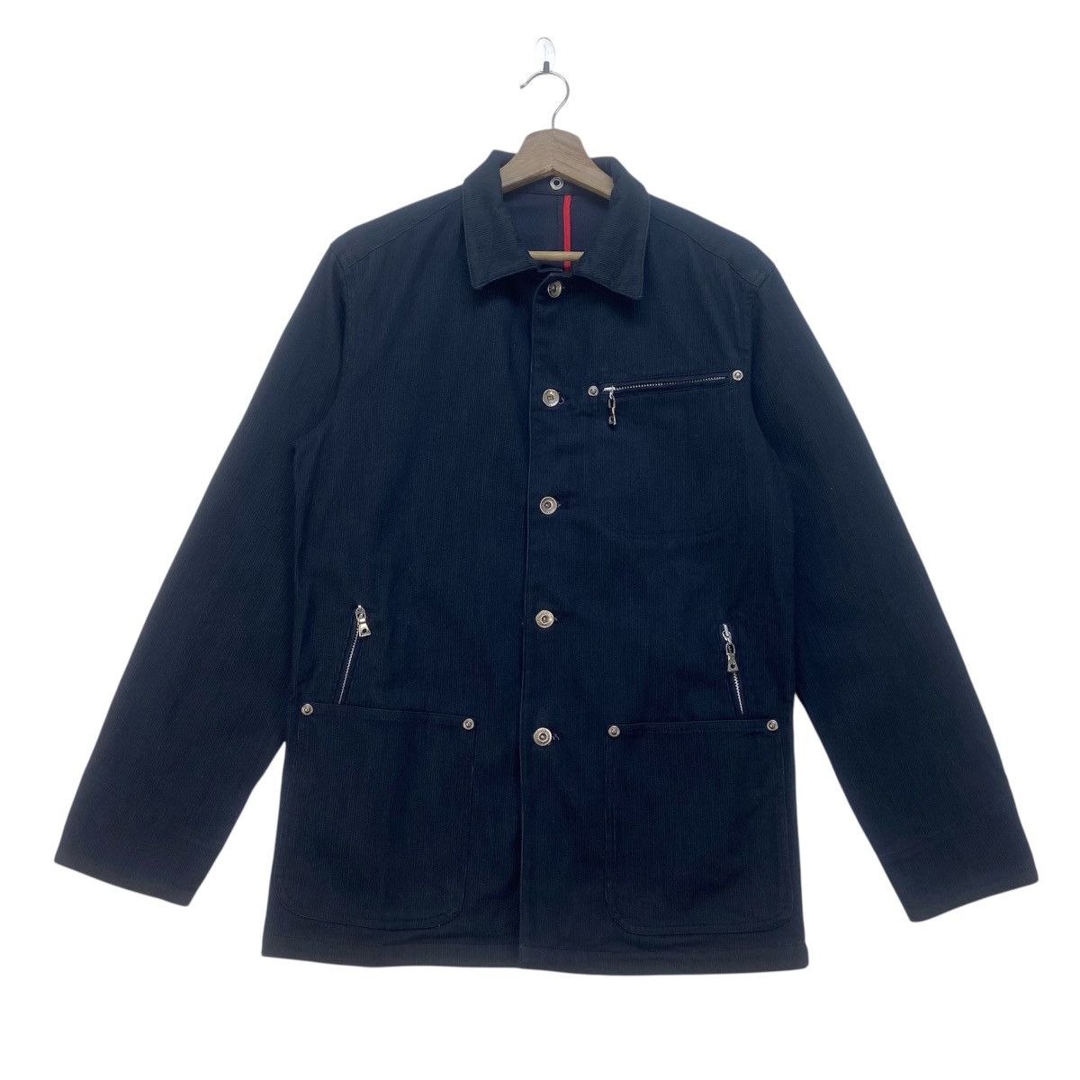 semanticdesign Japanese Brand Semantic Design Workwear Zipper Corduroy Size US S / EU 44-46 / 1 - 1 Thumbnail