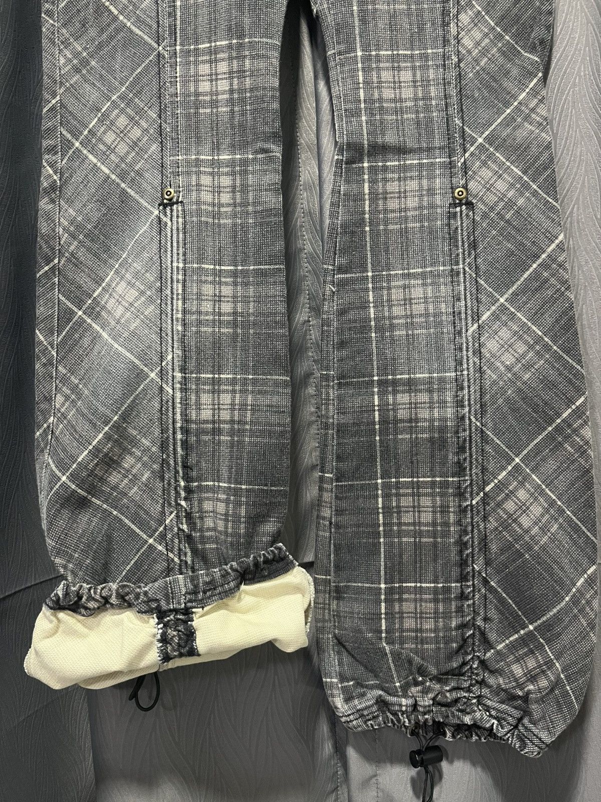 Hysteric Glamour Algonquins Gothic Punk Bondages Plaid Pants Size 29" - 3 Thumbnail