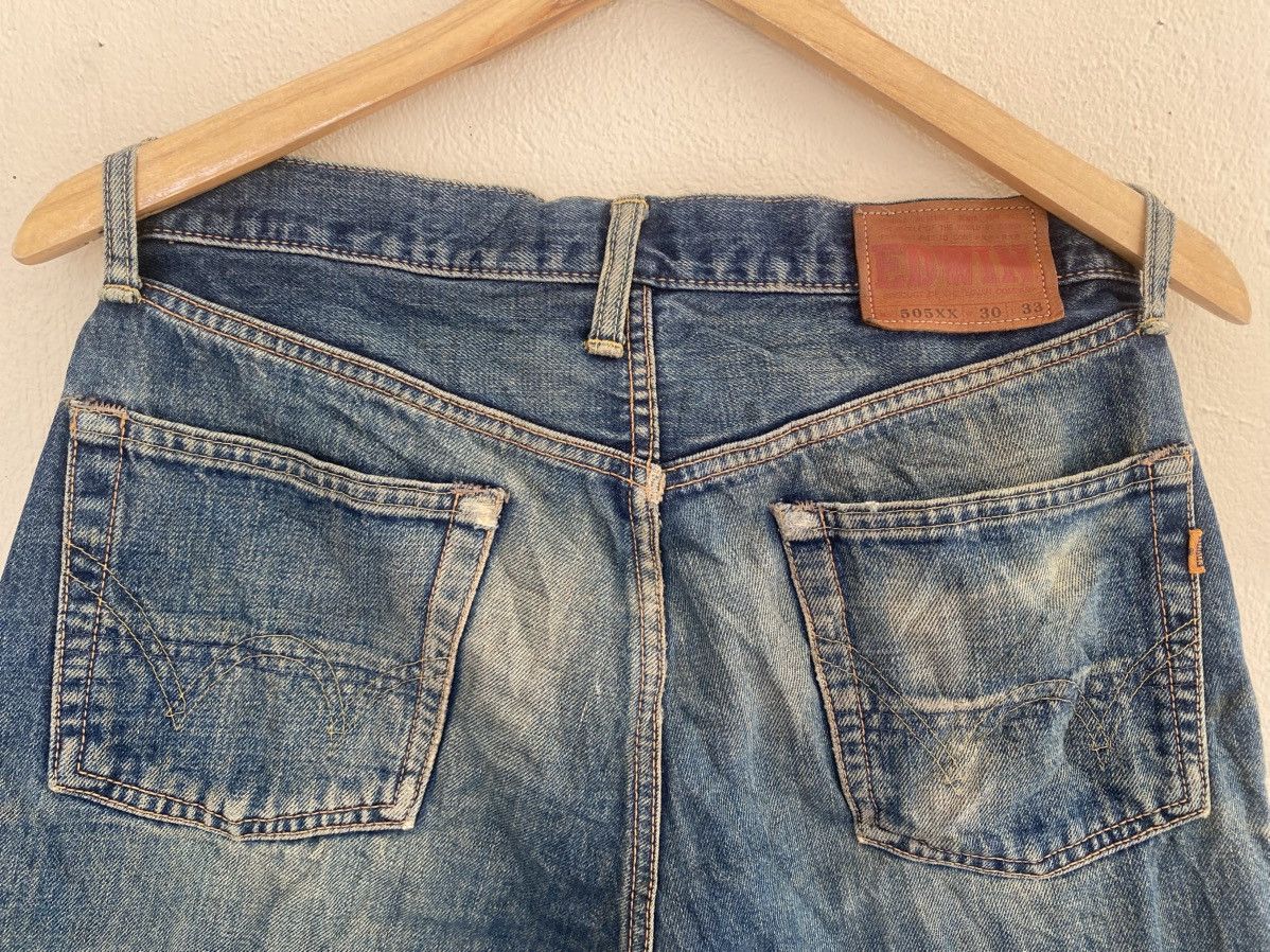 Edwin Edwin 505xx Selvedge Distressed Denim Size US 30 / EU 46 - 8 Thumbnail