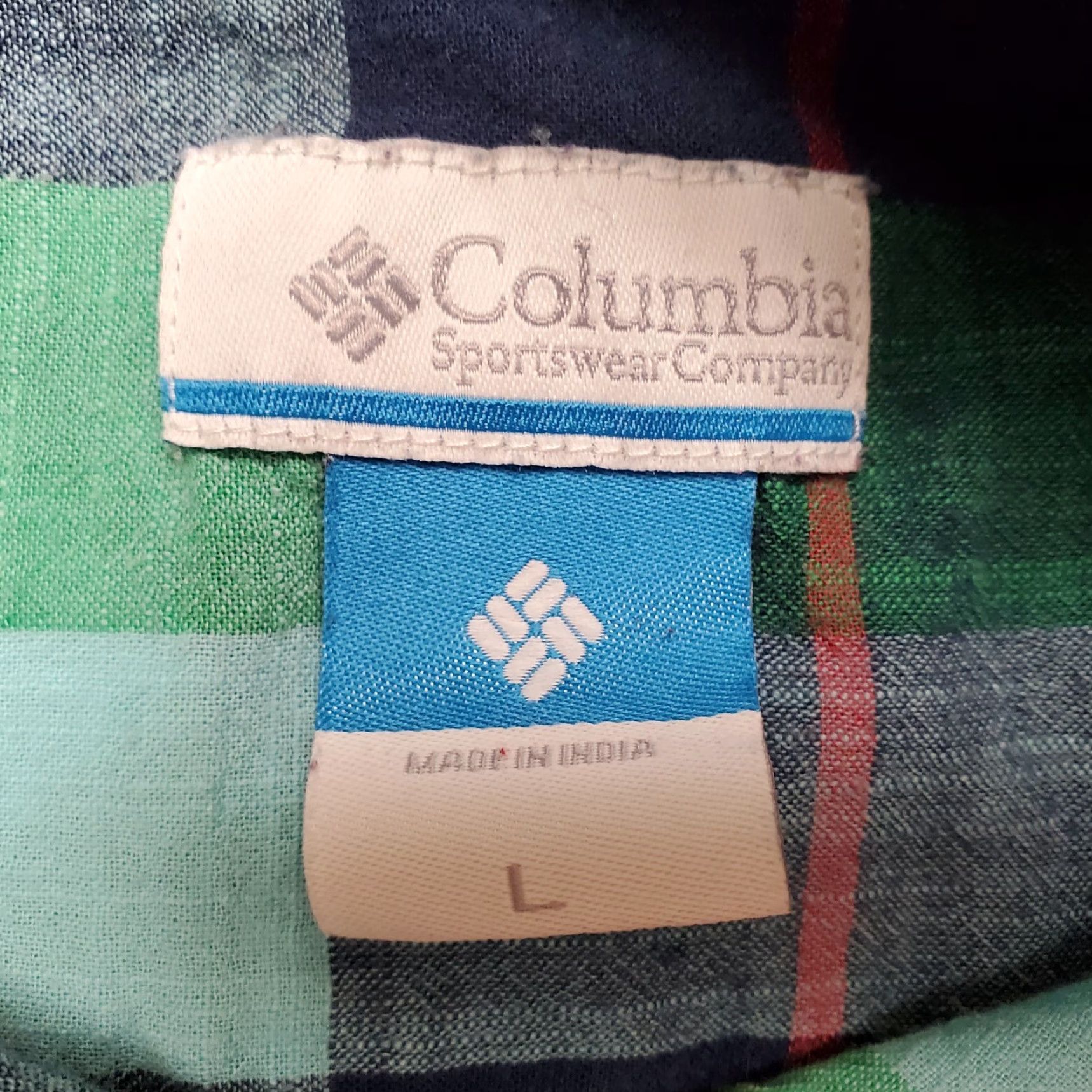 Vintage Columbia Shirt Women L Green Plaid Tunic Henley Polo Convertible Top Button-Up Casual Size L / US 10 / IT 46 - 3 Thumbnail