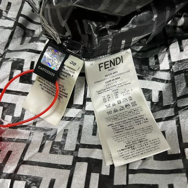 Fendi Fendi Half Skirt with Double F Print Size US 38 / EU 54 - 5 Thumbnail