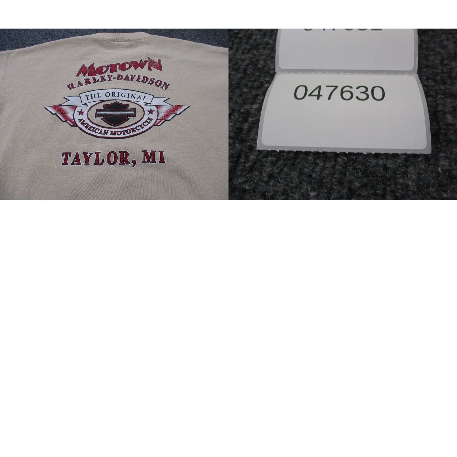 Harley Davidson VINTAGE Harley-Davidson Sweatshirt Men L Biker Eagle USA Made Size US L / EU 52-54 / 3 - 9 Thumbnail