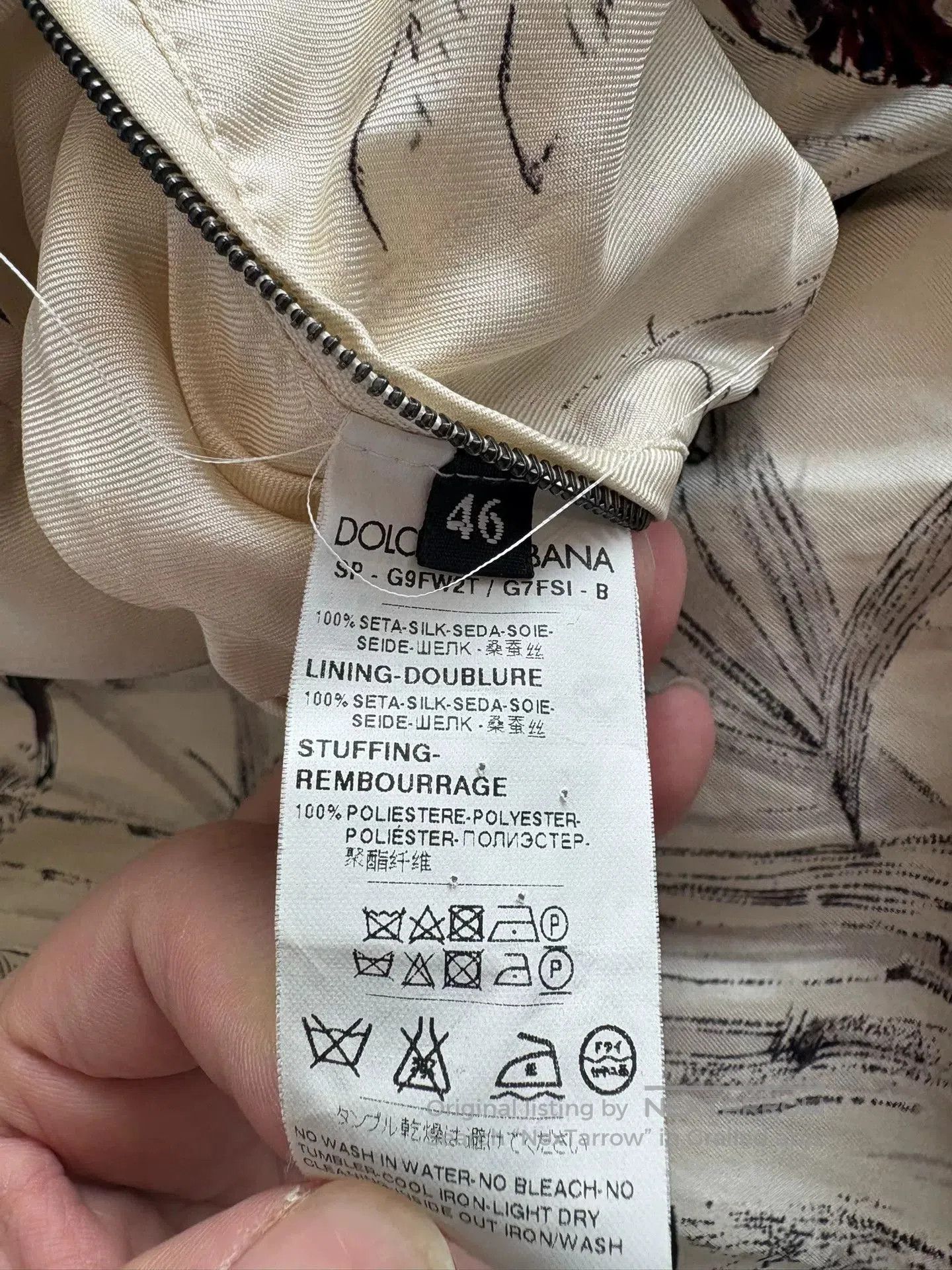 Dolce & Gabbana Dolce & Gabbana Silk Jacket for Autumn. Size US S / EU 44-46 / 1 - 6 Thumbnail