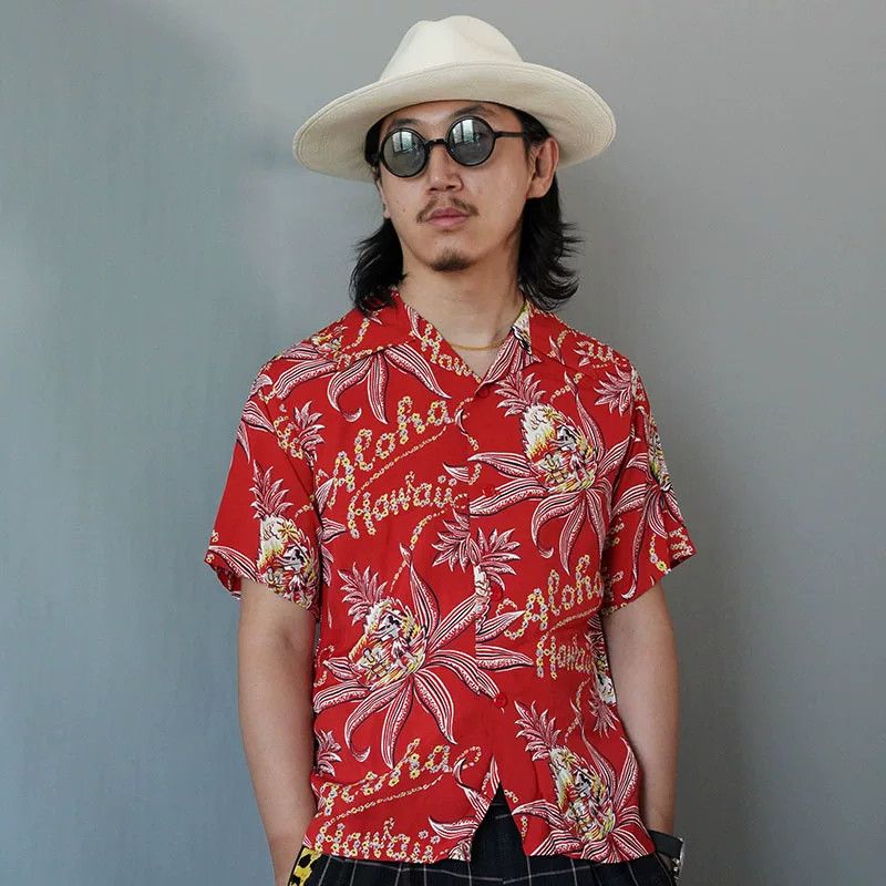 Sun Surf Sun Surf Red Hawaiian Shirt S Size US S / EU 44-46 / 1 - 1 Thumbnail