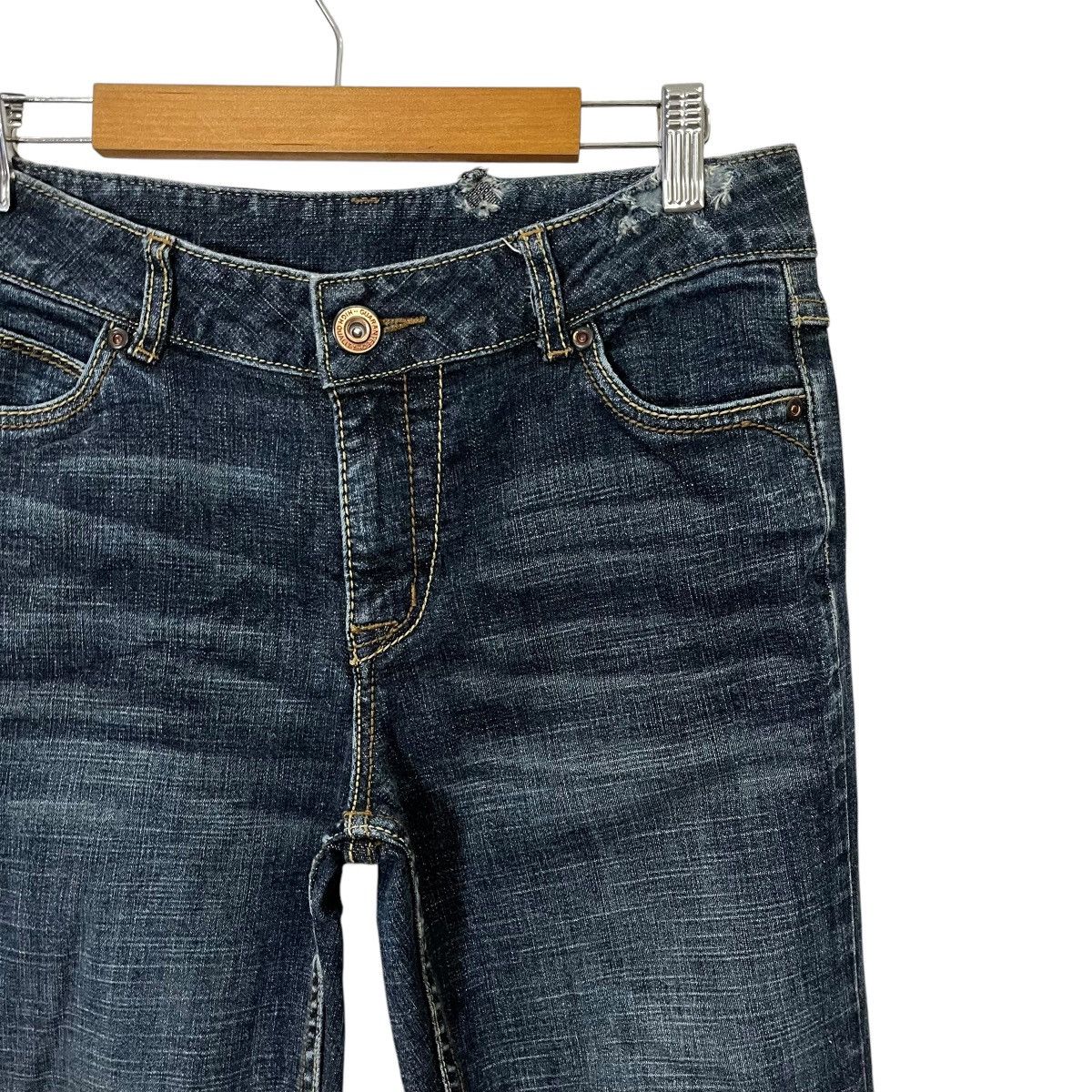 Japanese Brand Vintage Japanese Designer Little Distressed Denim Size 29" - 4 Thumbnail