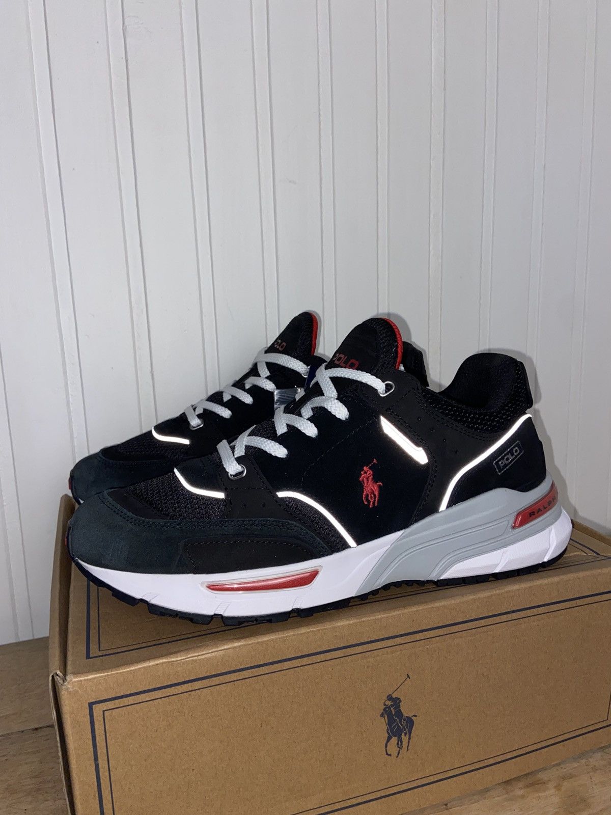 Polo Ralph Lauren New Polo Ralph Lauren Black Authentic Size 9US Size US 9 / EU 42 - 4 Thumbnail