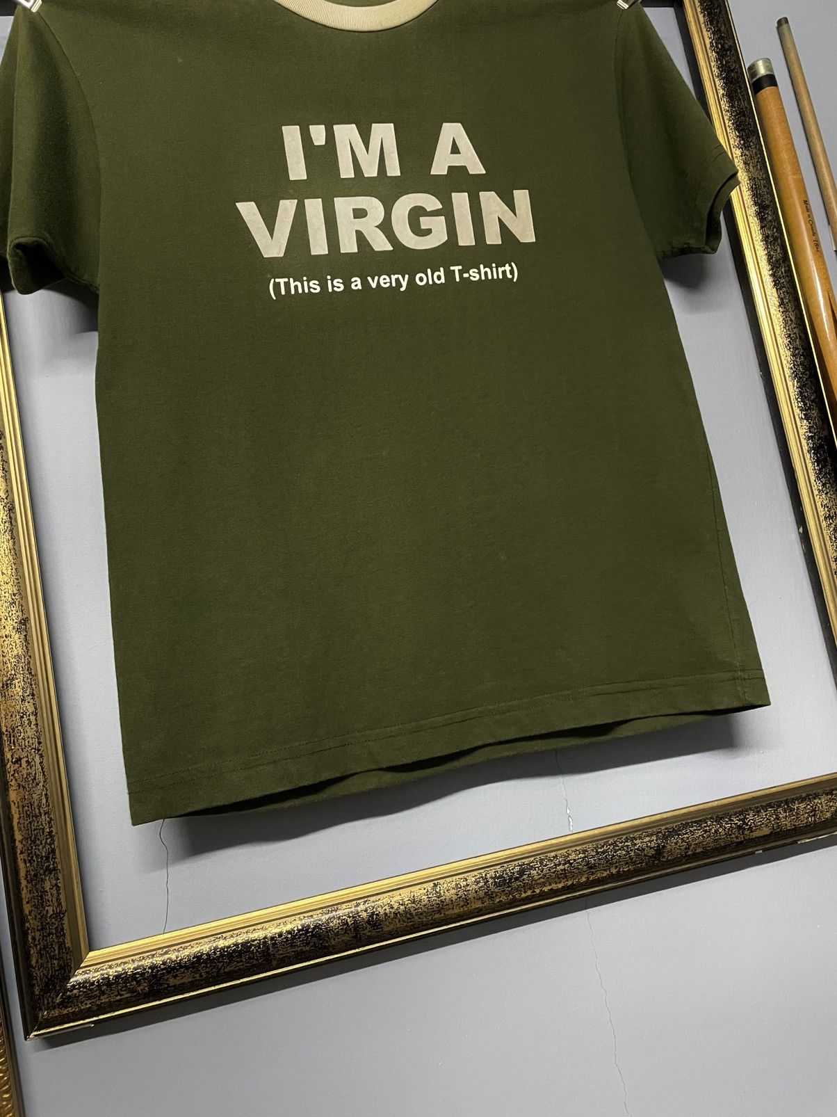 Japanese Brand Vintage Japan Designer Restricted ‘ i’m a virgin ‘ Tshirt Size US S / EU 44-46 / 1 - 4 Thumbnail