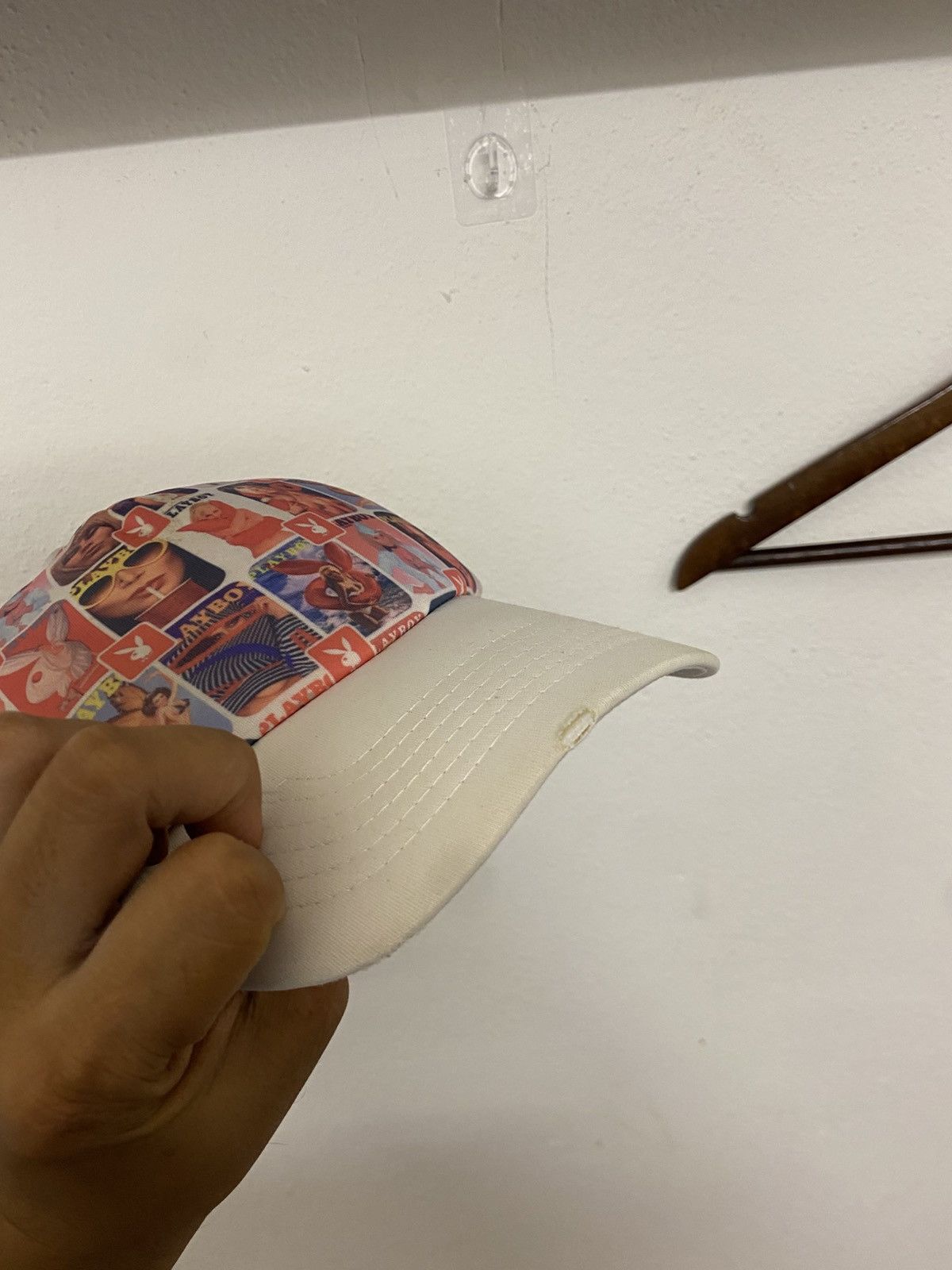 Playboy × Vintage Vintage Playboy Trucker Rare Size ONE SIZE - 5 Thumbnail