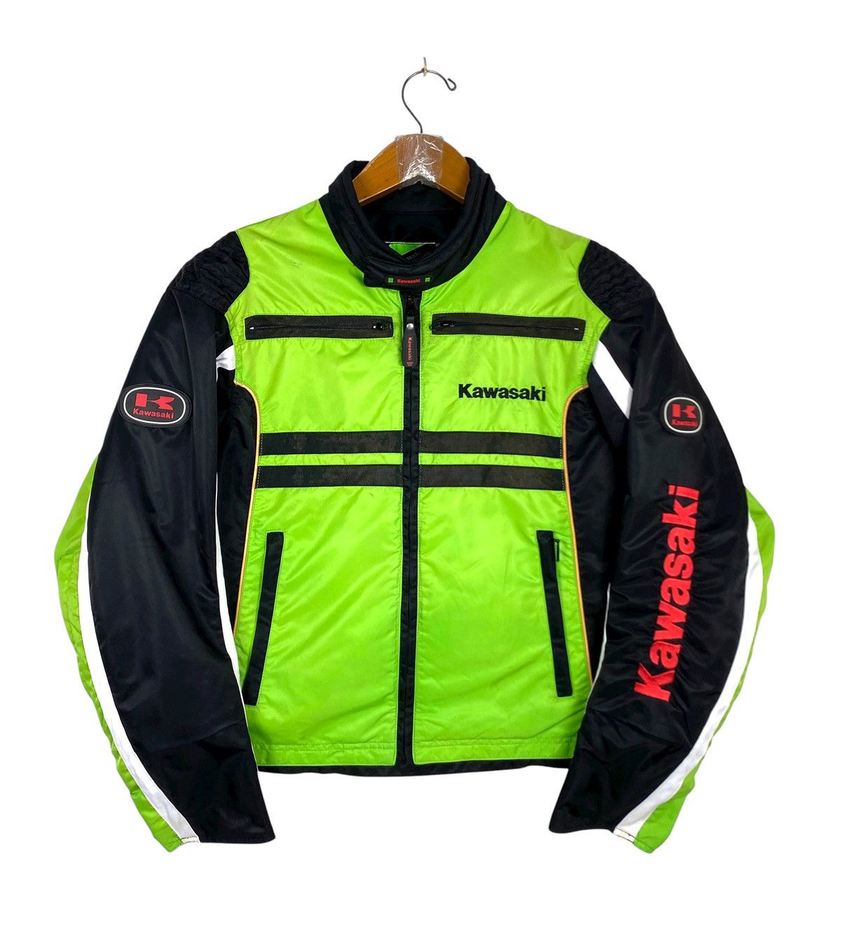 Japanese Brand Rare‼️ Kawasaki Racing Motorcycle Jacket Size US S / EU 44-46 / 1 - 2 Thumbnail